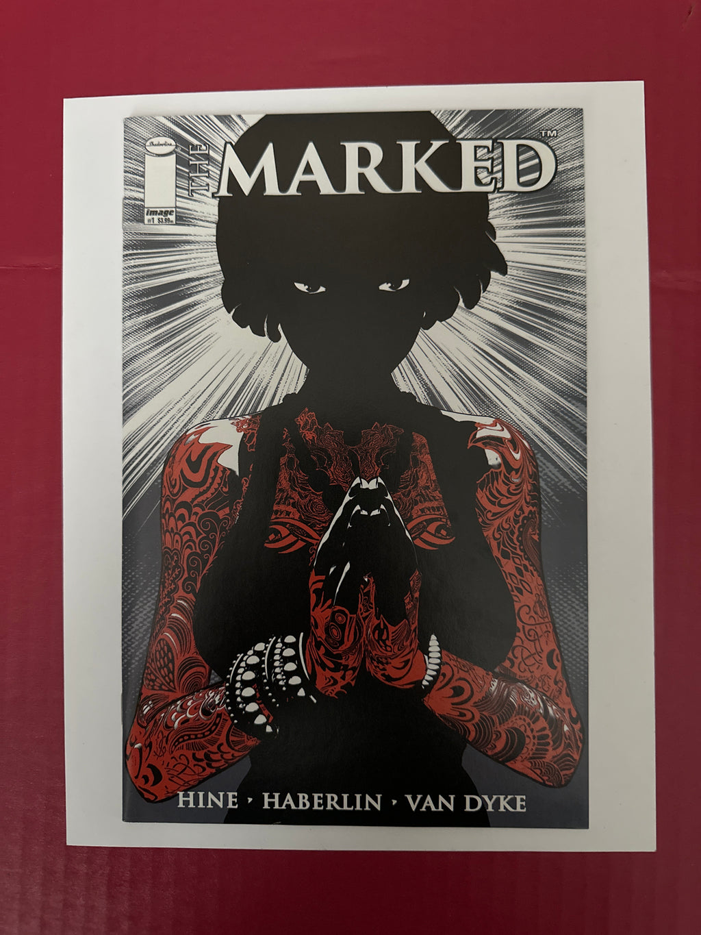 The Marked #1A (Image Comics 2019) Regular Brian Haberlin & Geirrod Van Cover by Ugly Monkey Comics