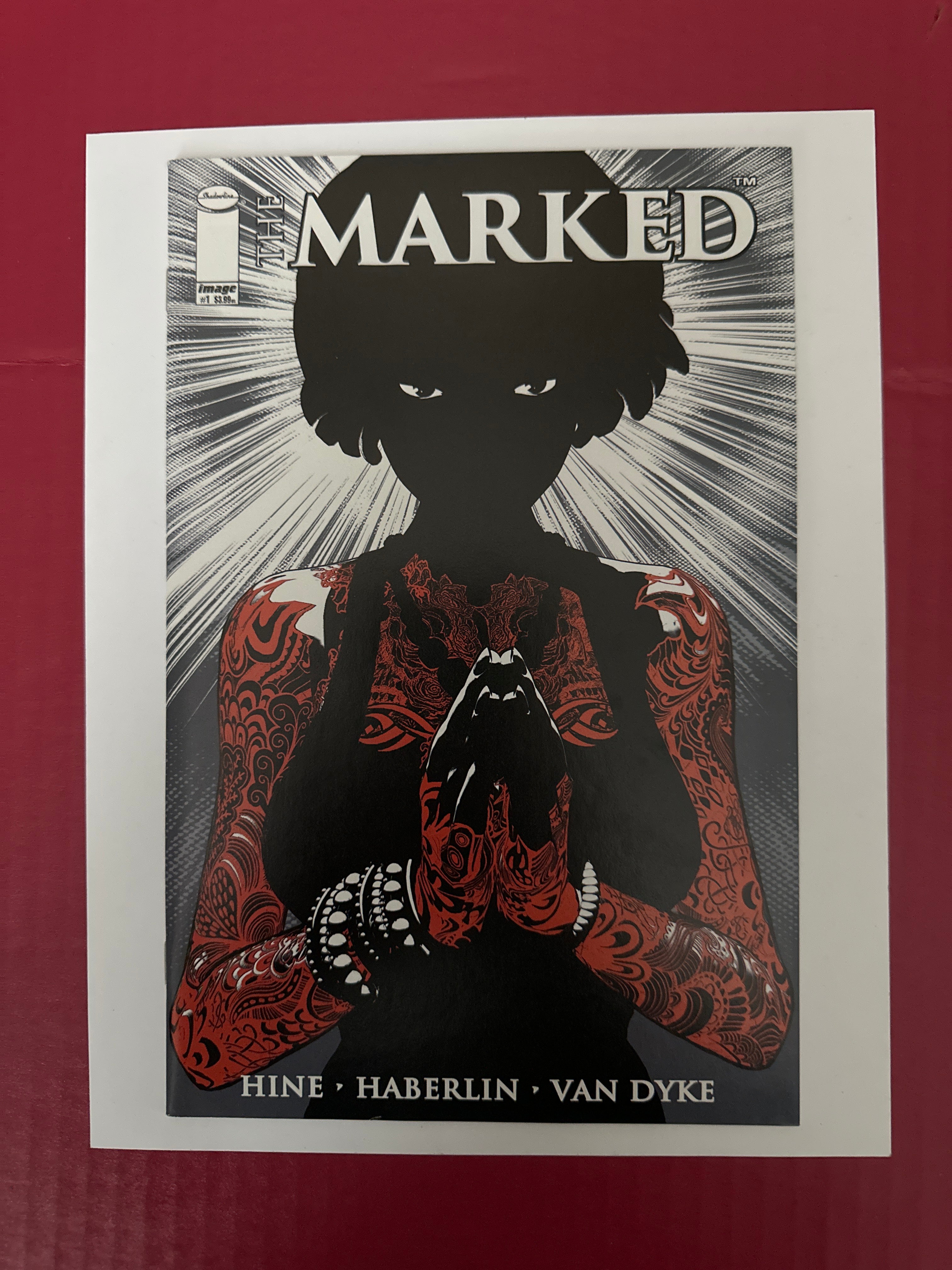 The Marked #1A (Image Comics 2019) Regular Brian Haberlin & Geirrod Van Cover by Ugly Monkey Comics