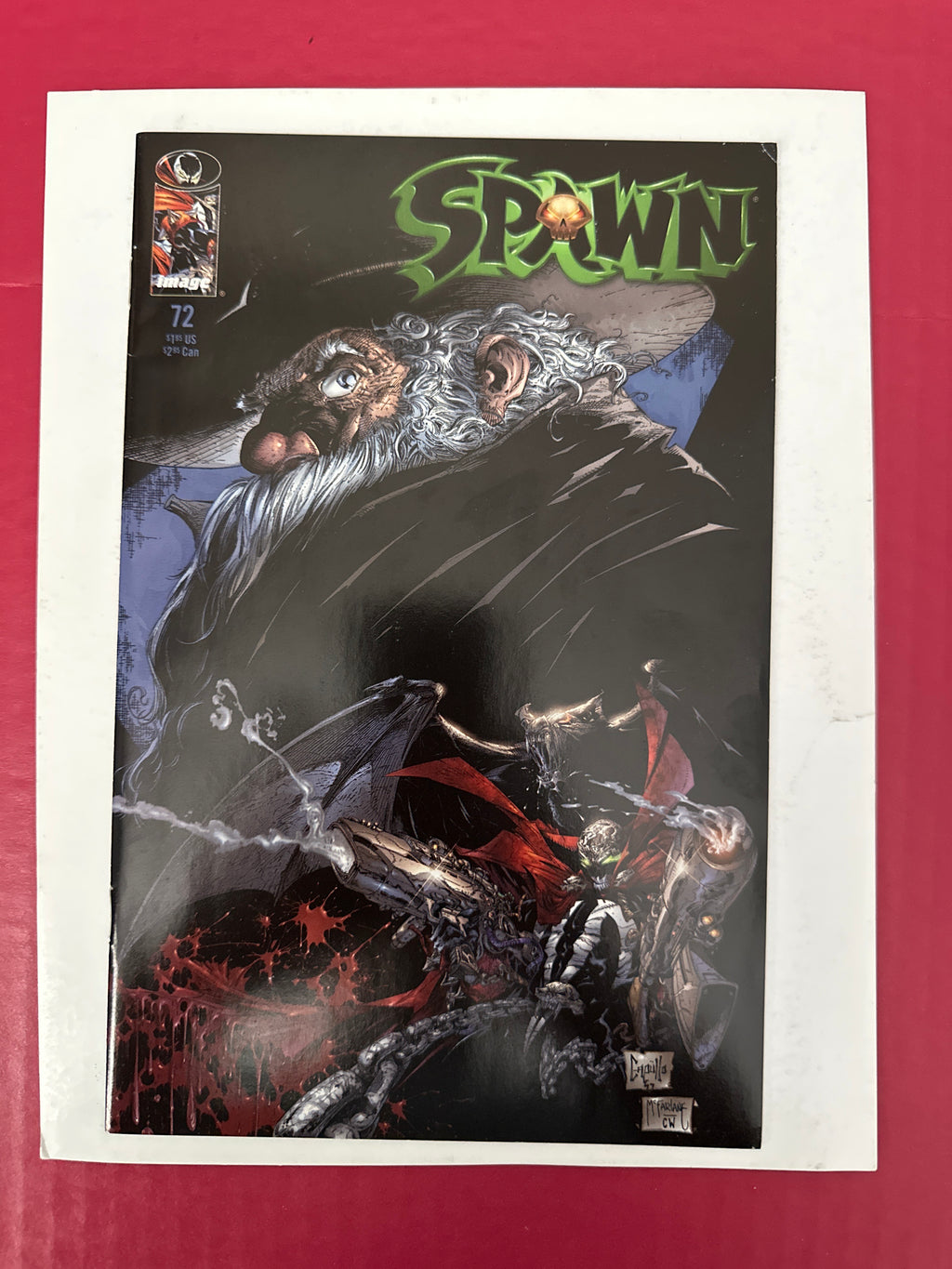 Spawn #72A (1998) 1st app. Eddie Beckett by Ugly Monkey Comics