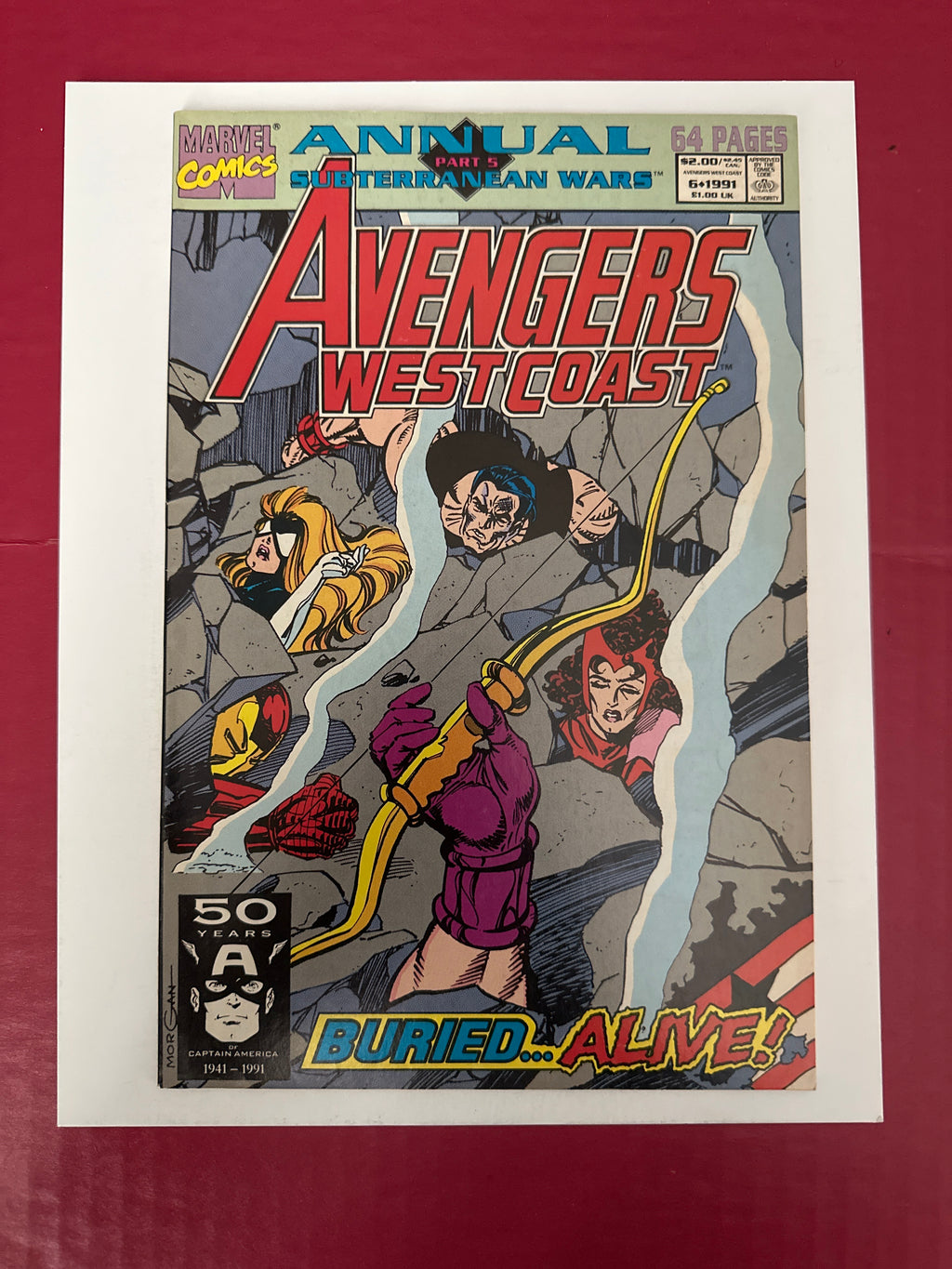 West Coast Avengers, Vol. 2 Annual #6A (Marvel Comics 1991) Direct Edition by Ugly Monkey Comics
