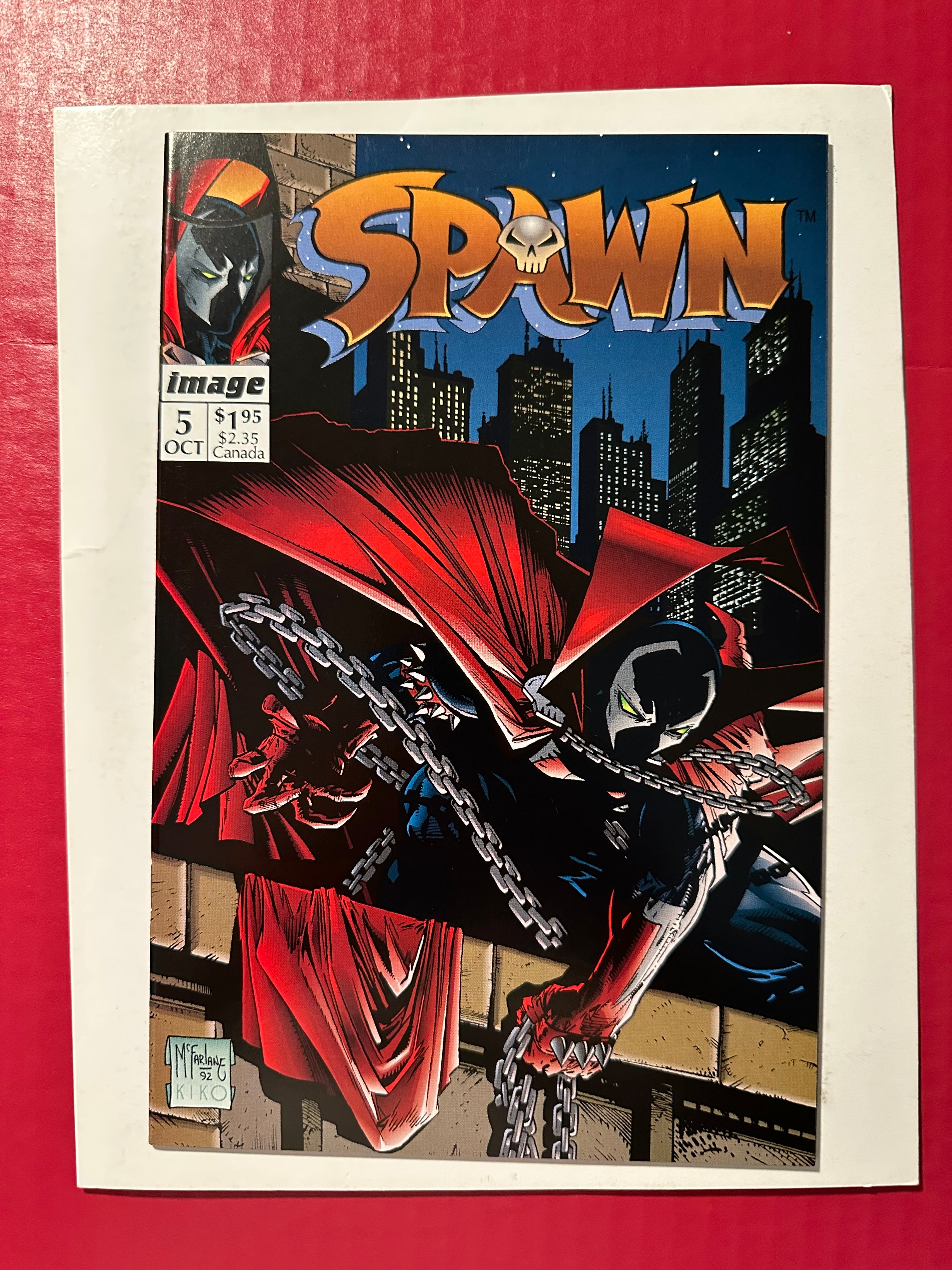 Spawn #5 (1992) 1st app. Billy Kincaid, 2nd cameo app. Jason Wynn by Ugly Monkey Comics