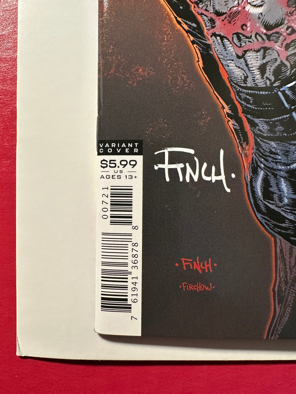 Dark Nights: Death Metal #7 (2021) Key Variant David Finch Batman Who Laughs Cover Signed by Ugly Monkey Comics