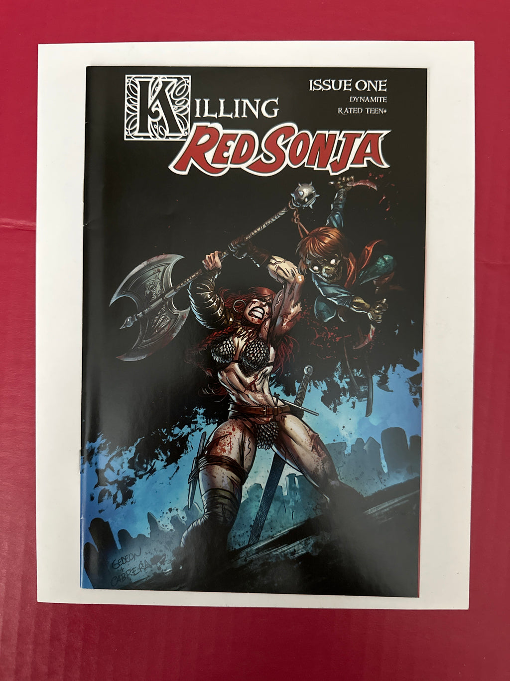 Killing Red Sonja #1B (Dynamite Entertainment 2020) Cover B by Juan Gedeon by Ugly Monkey Comics