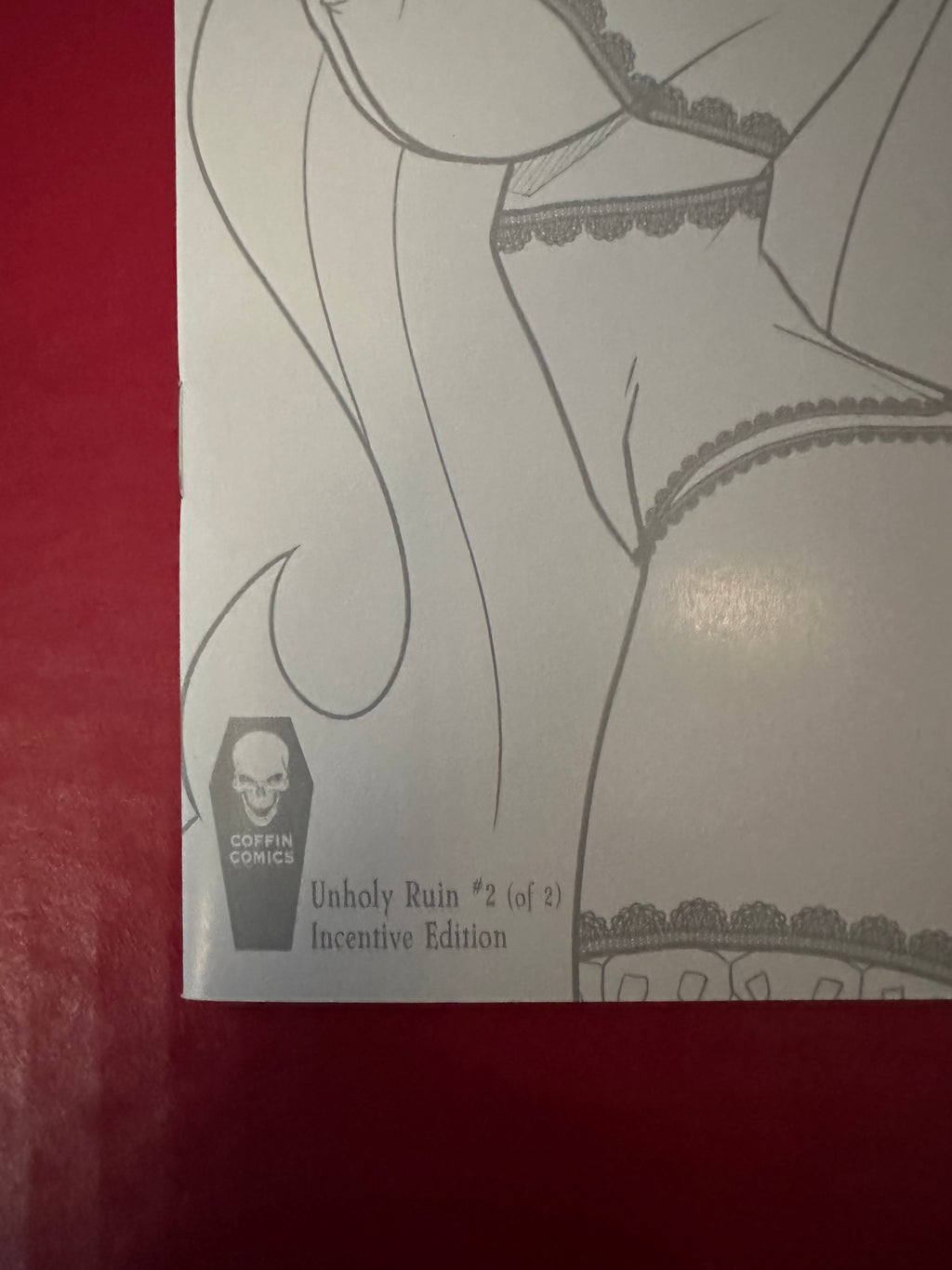 Lady Death: Unholy Ruin #2 (2018) Incentive Edition Signed by Dan Mendoza