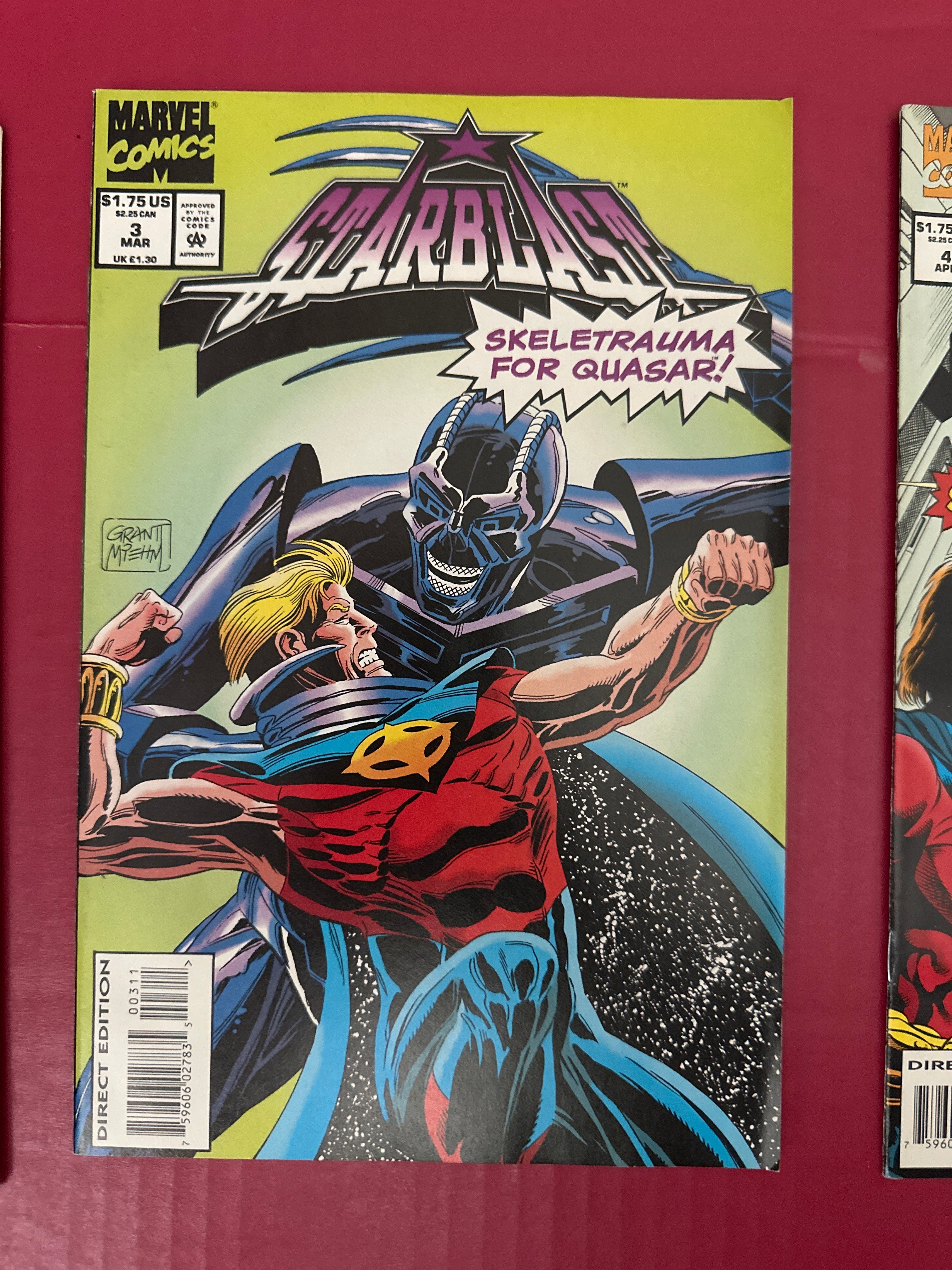 Lot of 3 Starblast Comics #2, 3, 4 (Marvel Comics 1993) by Ugly Monkey Comics