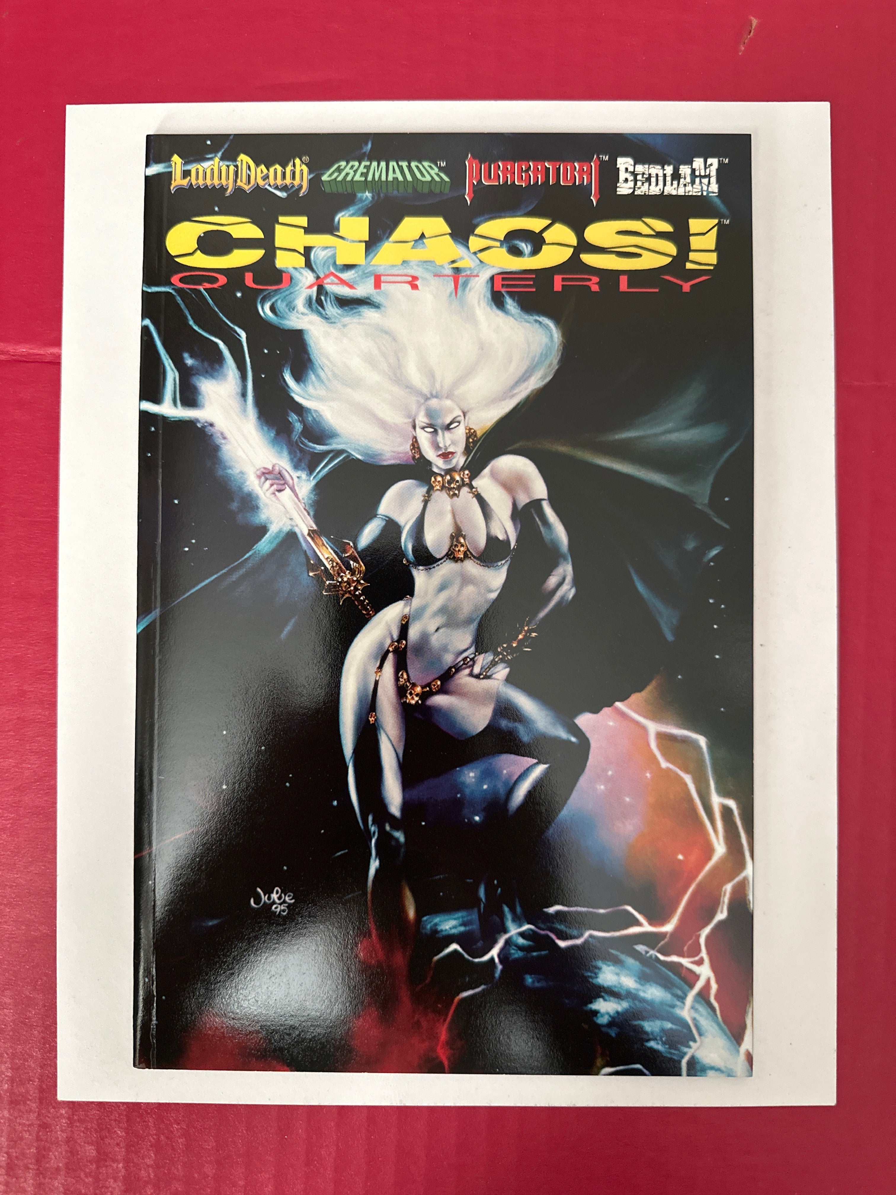 Chaos! Quarterly #1A (Chaos! Comics 1995) Regular Cover by Ugly Monkey Comics