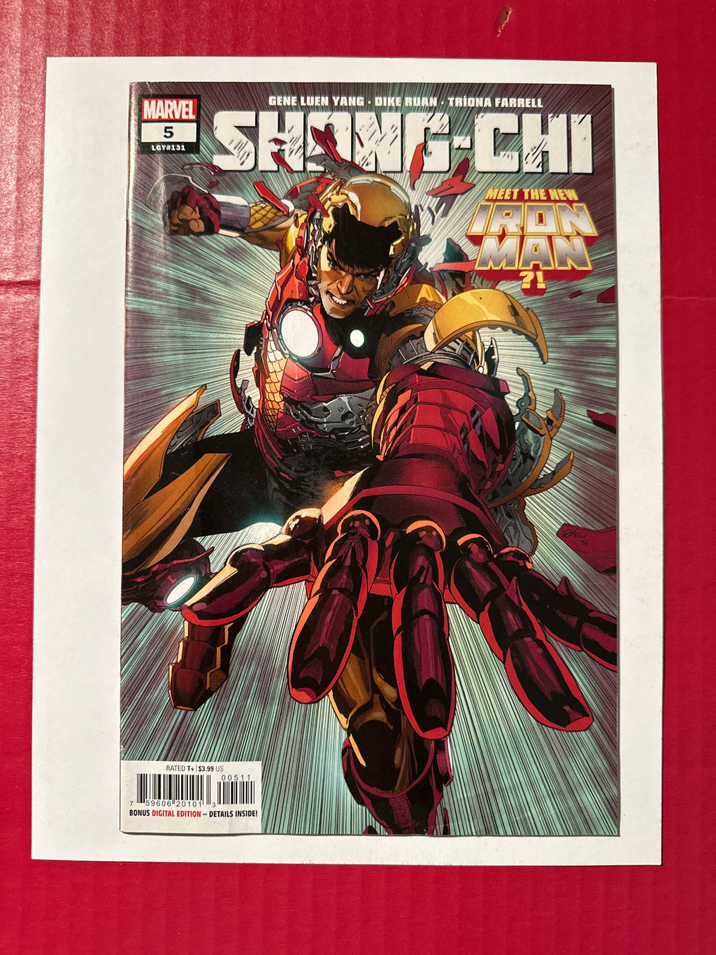 Shang-Chi, Vol. 2 #5A (Marvel Comics 2021) Leinil Francis Yu Regular Cover by Ugly Monkey Comics