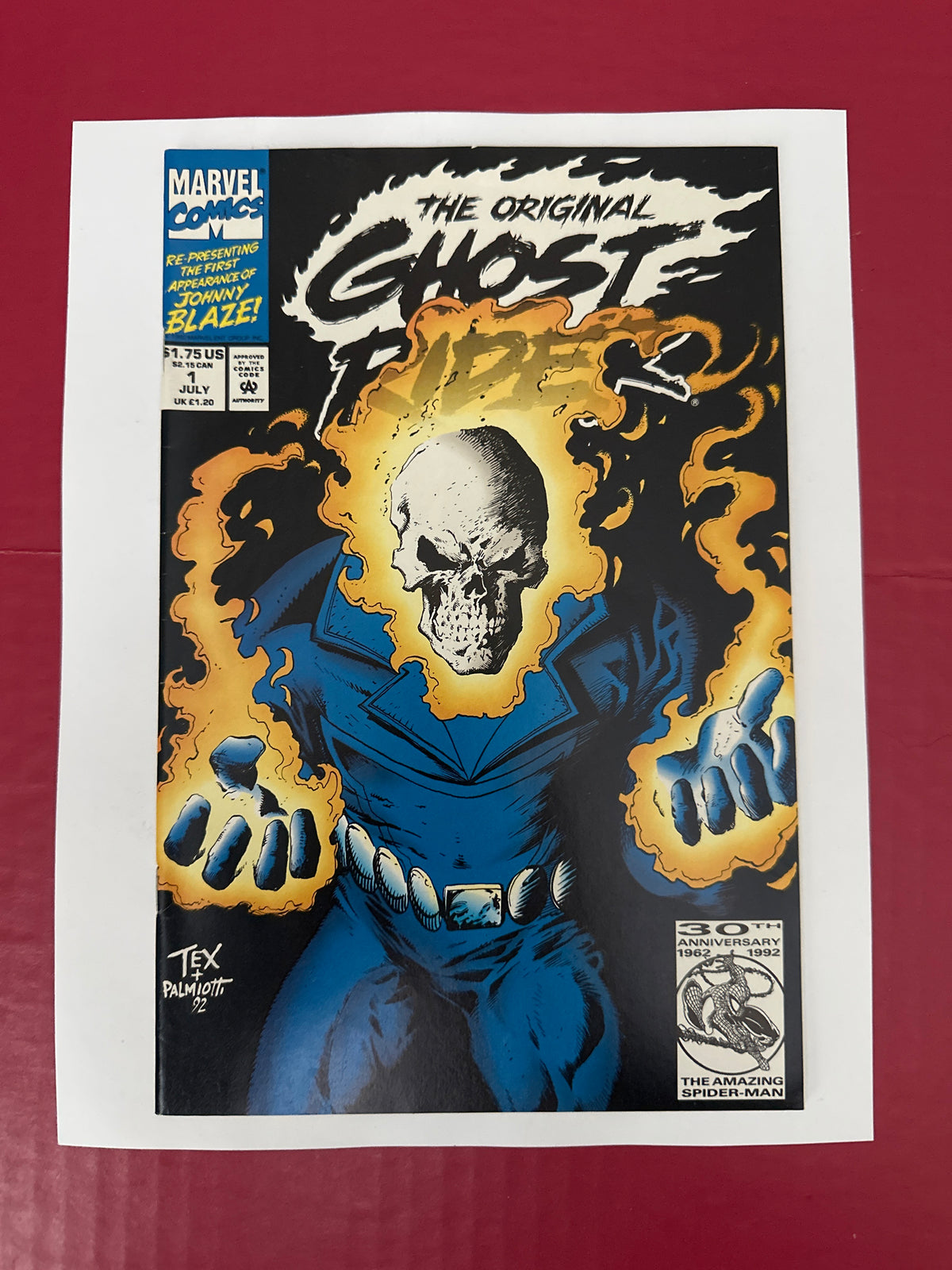 The Original Ghost Rider #1A (Marvel Comics 1992) by Ugly Monkey Comics