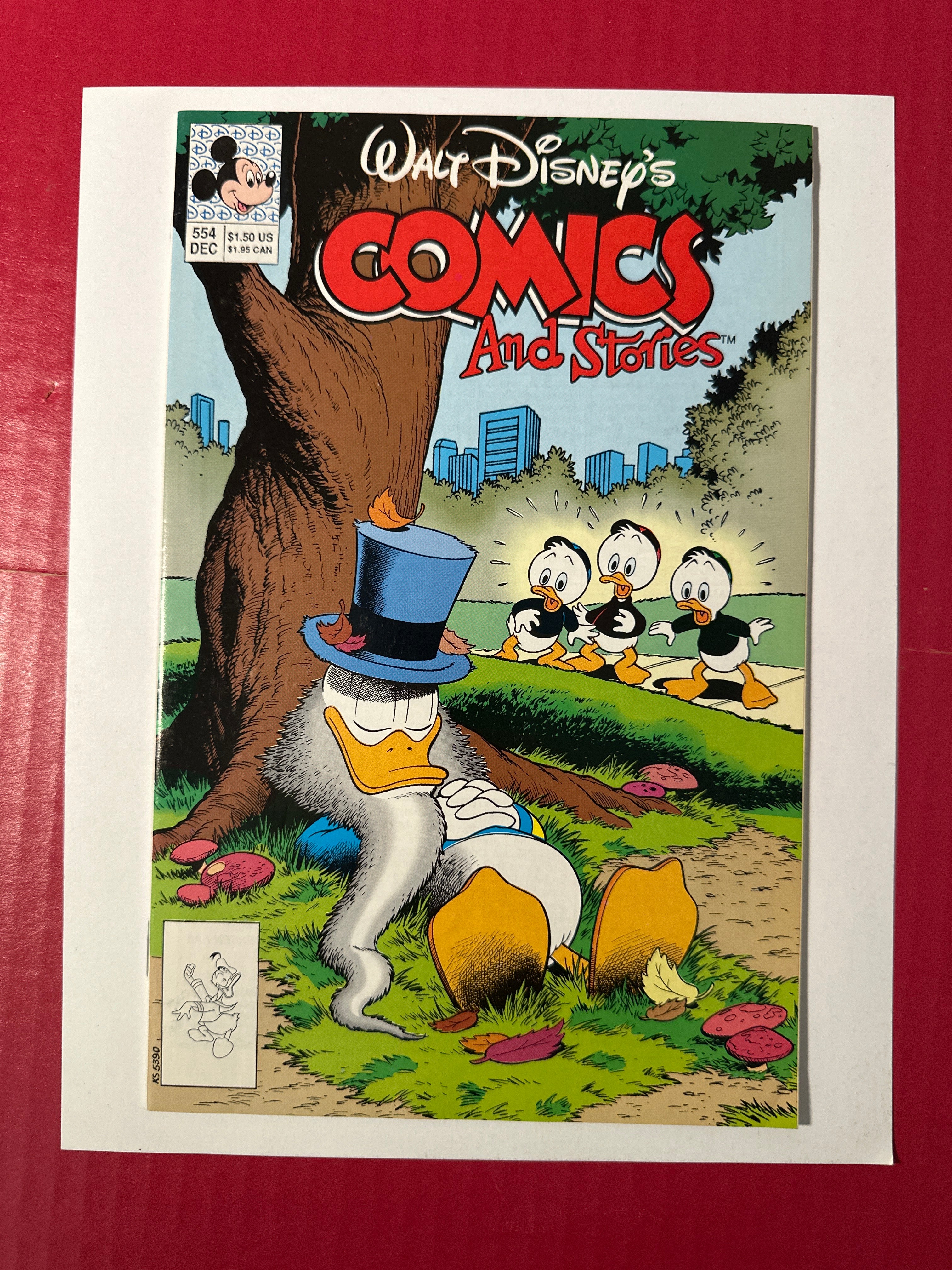 Walt Disney's Comics and Stories #554 (Western Publishing Co. 1990) by Ugly Monkey Comics