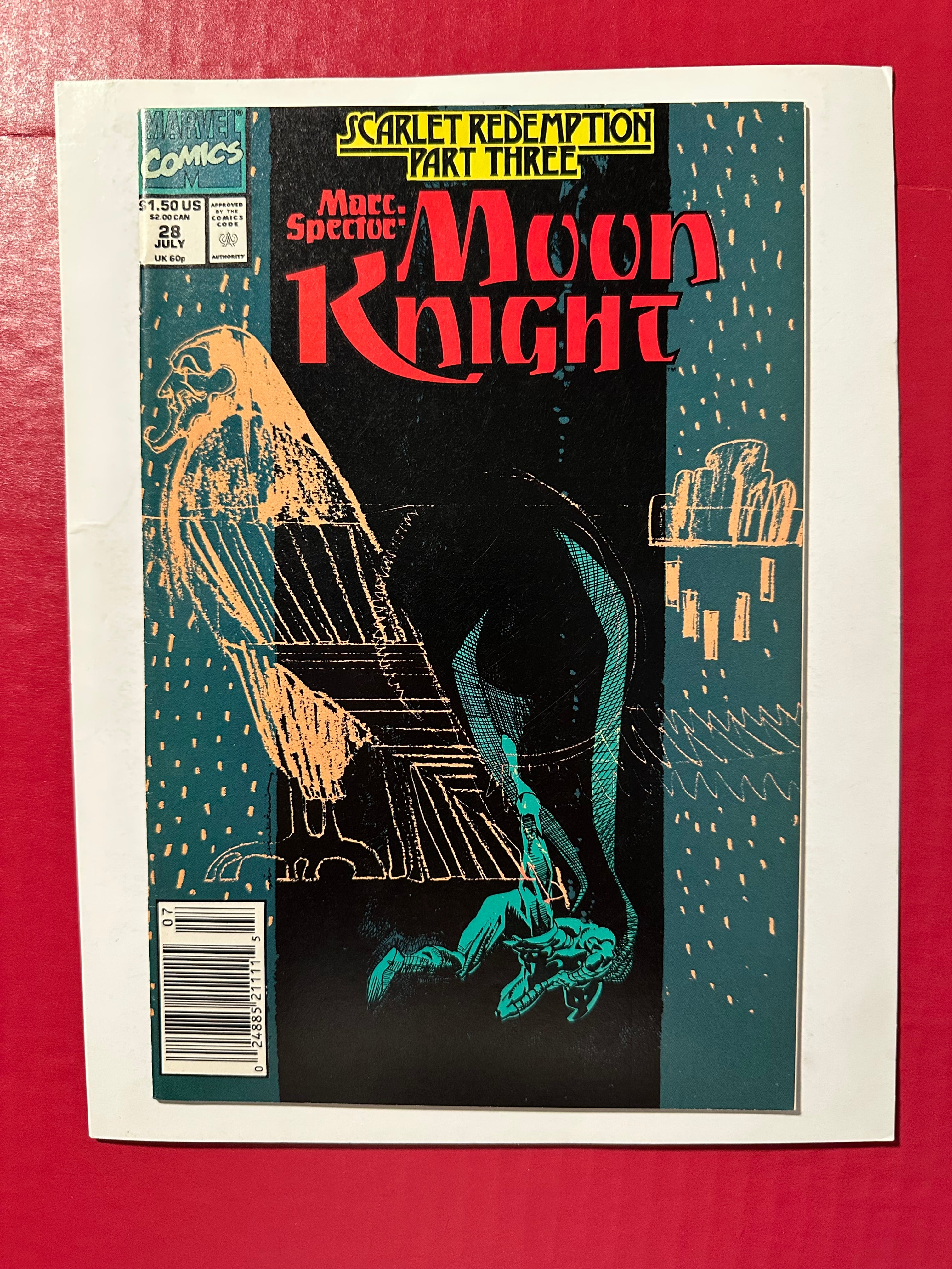 Marc Spector: Moon Knight #28 (1991) Newsstand
