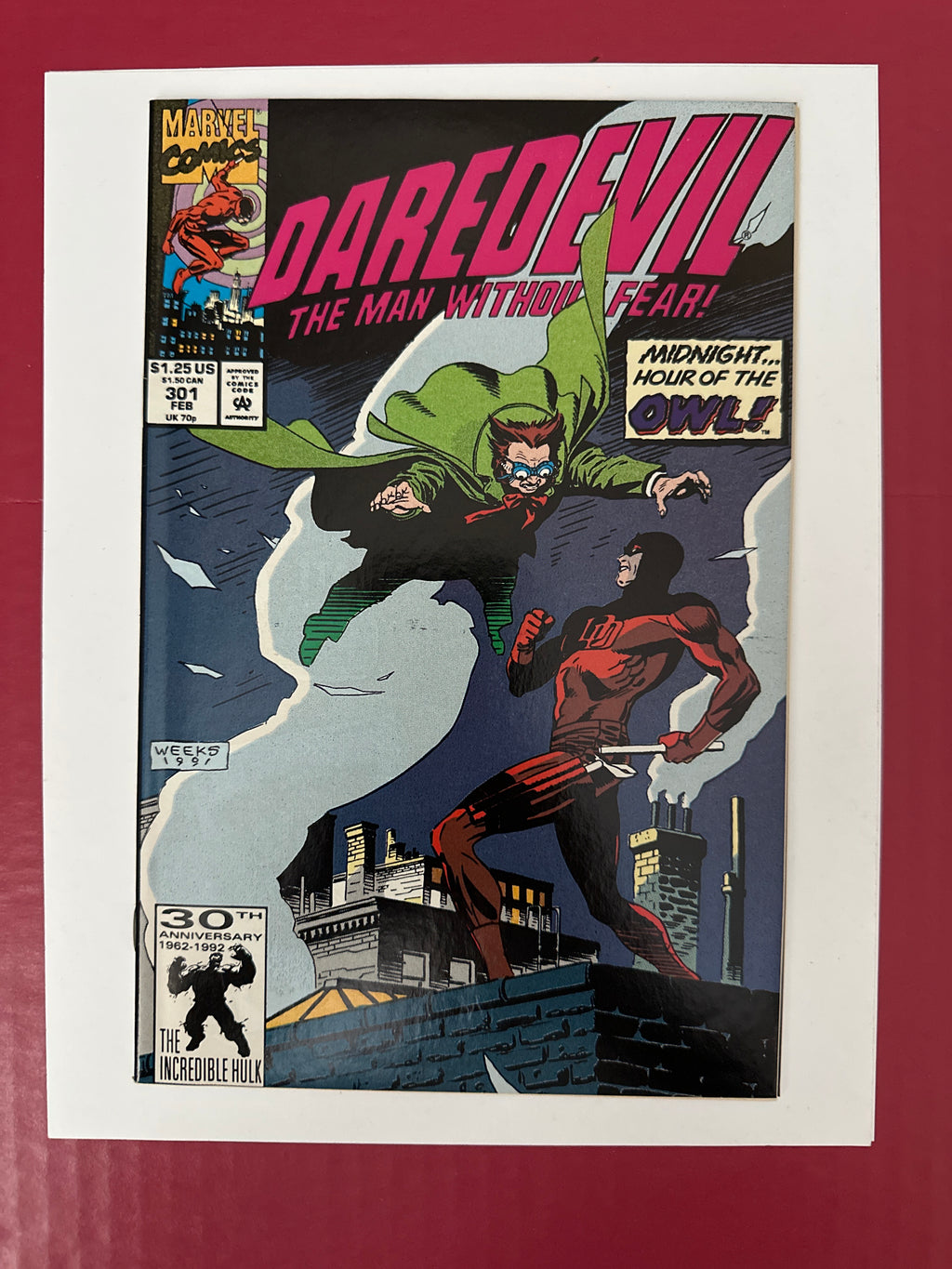 Daredevil, Vol. 1 #301A (1992) by Ugly Monkey Comics