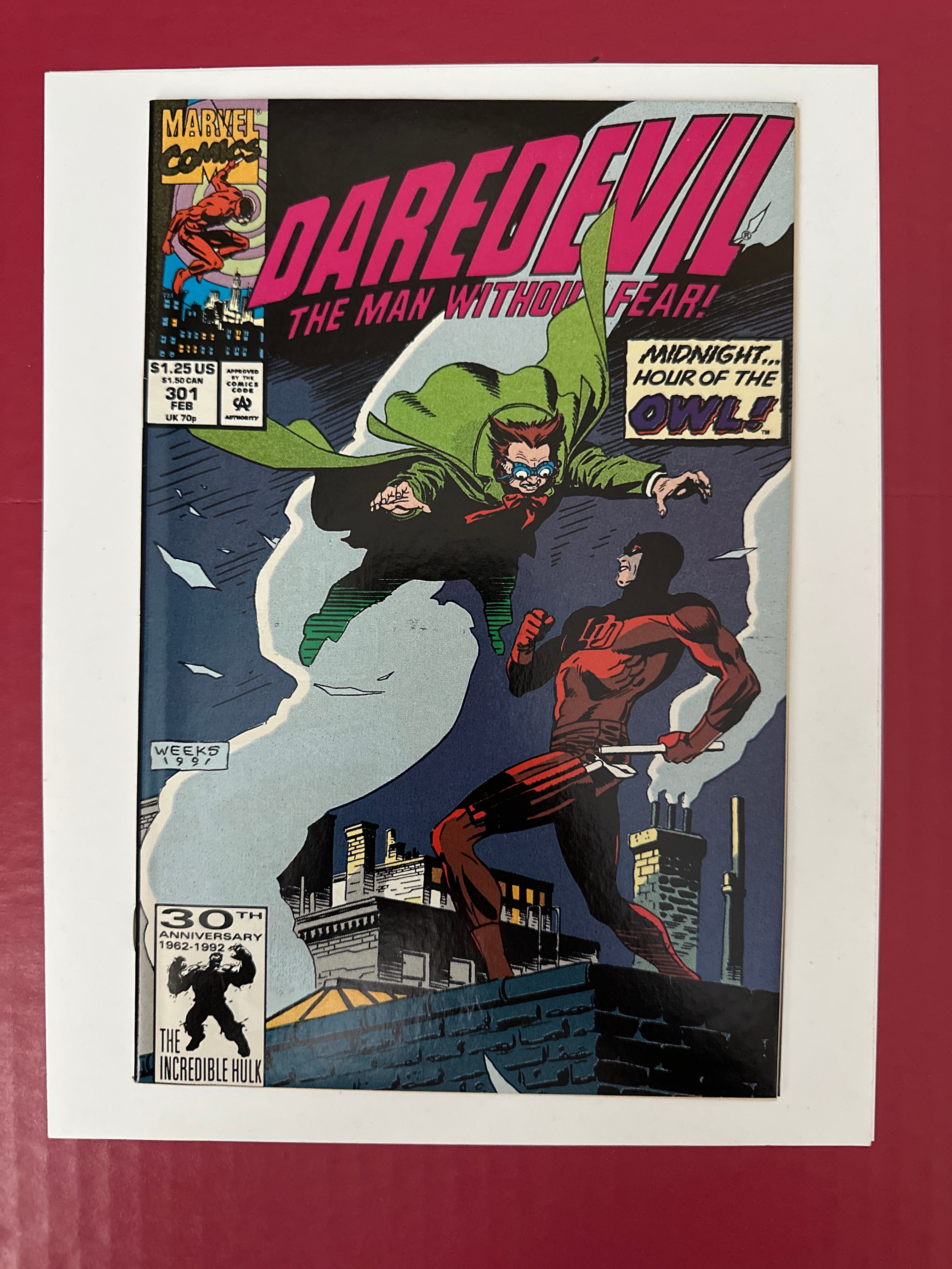 Daredevil, Vol. 1 #301A (1992) by Ugly Monkey Comics