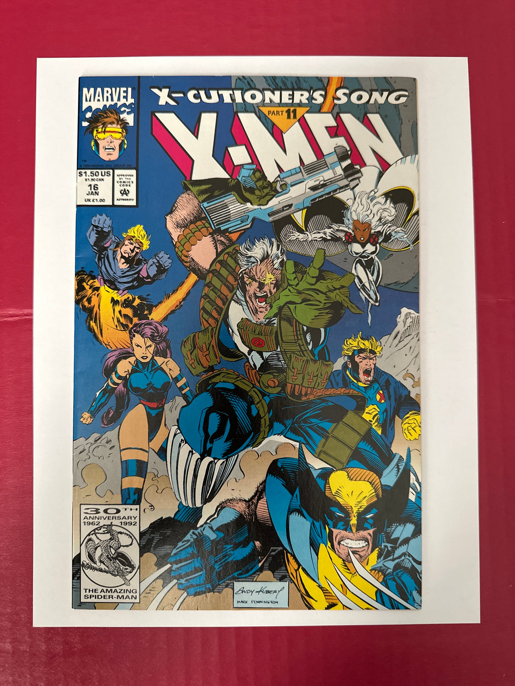 X-Men, Vol. 1 #16A (Marvel Comics 1992) Direct Edition by Ugly Monkey Comics