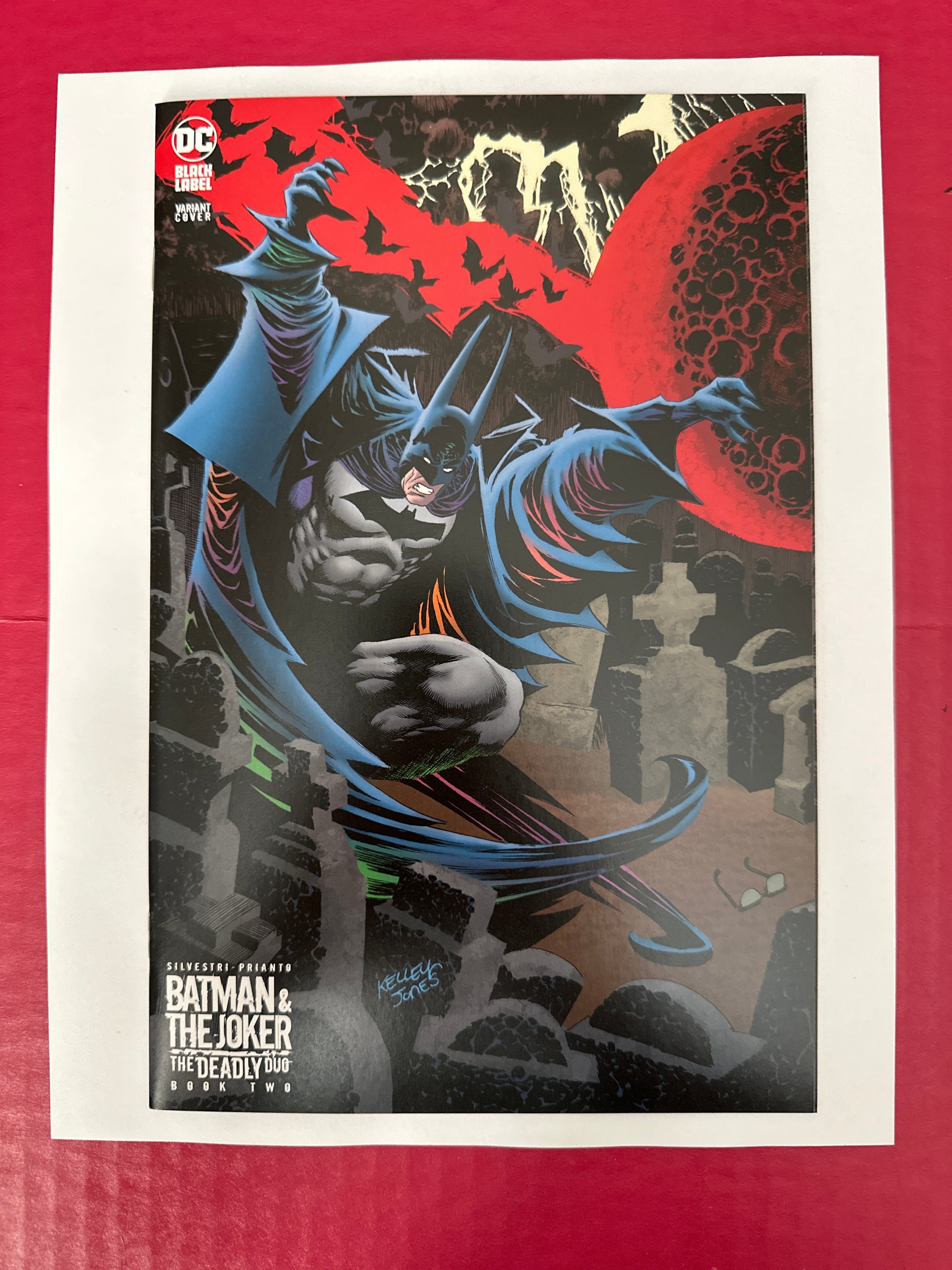 Batman & The Joker: The Deadly Duo #2B (DC Comics 2022) Jones Connecting Cover by Ugly Monkey Comics
