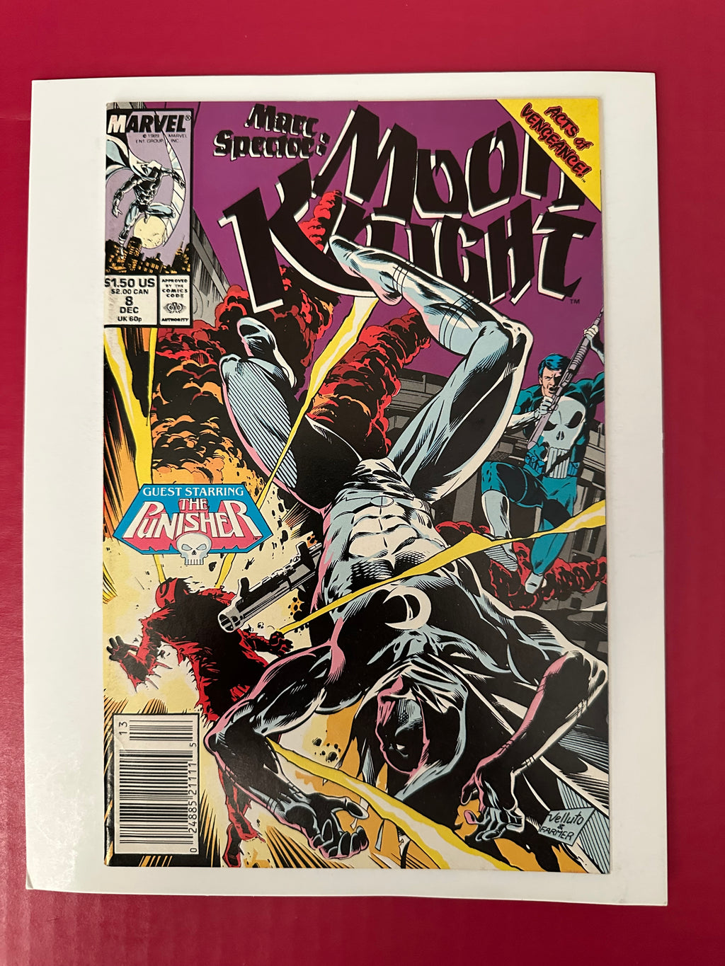 Marc Spector: Moon Knight #8 (1989) Newsstand