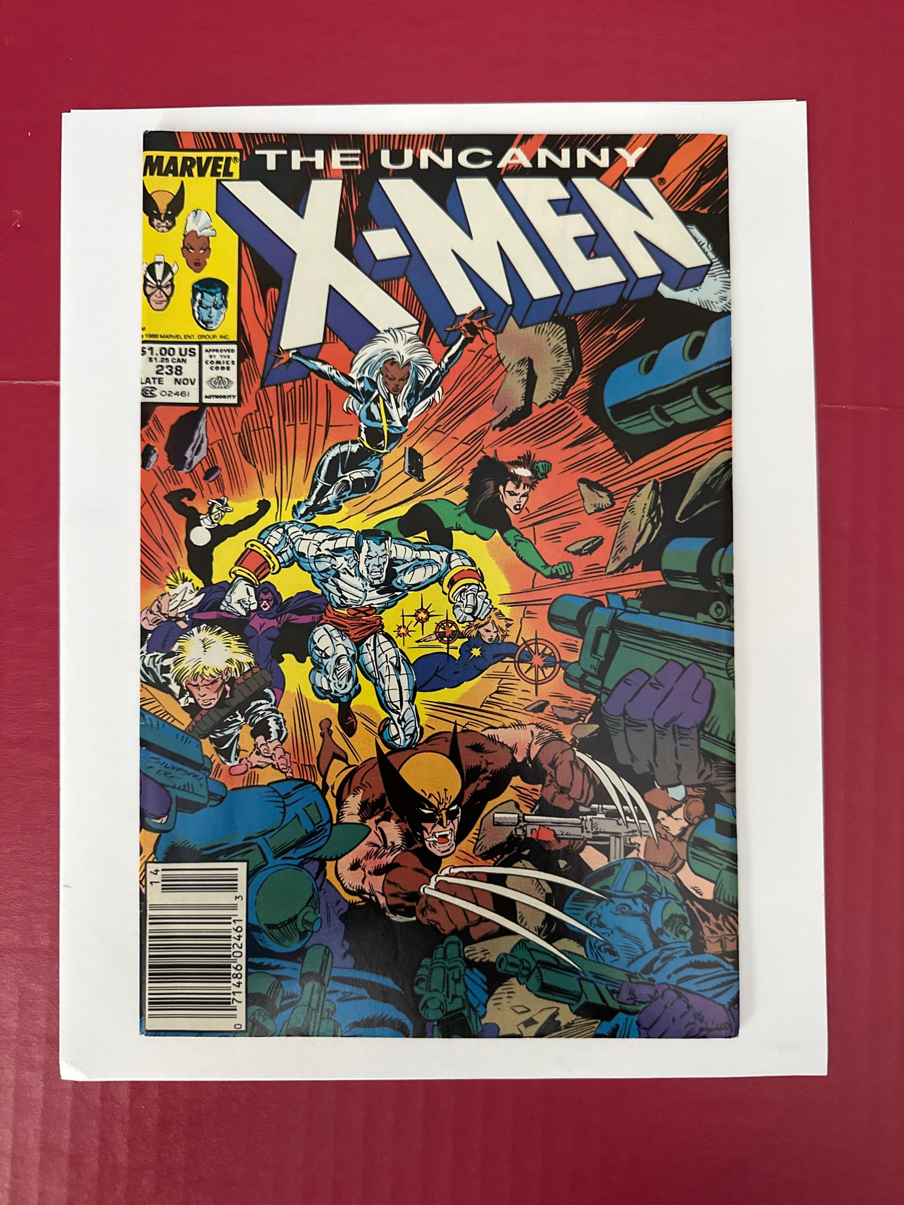 The Uncanny X-Men, Vol. 1 #238 (Marvel Comics 1988) Newsstand Edition by Ugly Monkey Comics