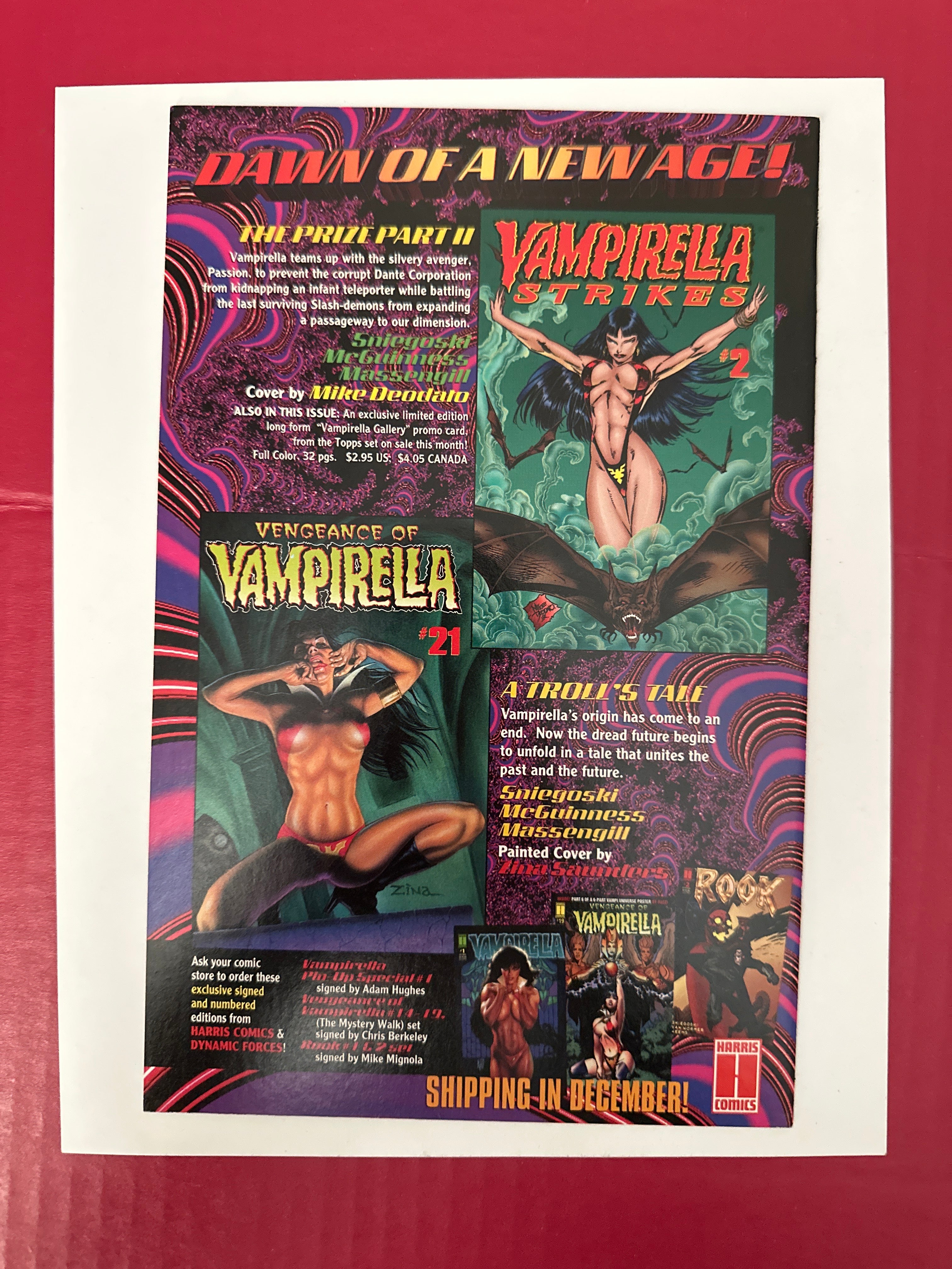 Vampirella Pin-Up Special #1C (Harris Comics 1995) Special by Ugly Monkey Comics