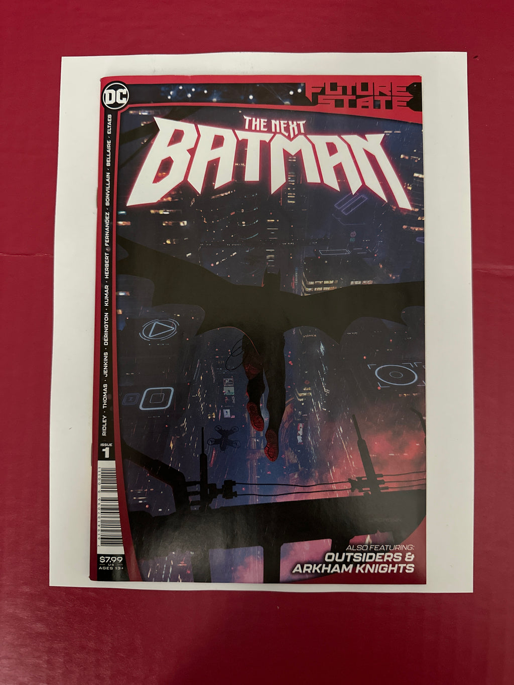 Future State: The Next Batman #1A (DC Comics 2021) 1st app. of Tim Fox as Batman by Ugly Monkey Comics