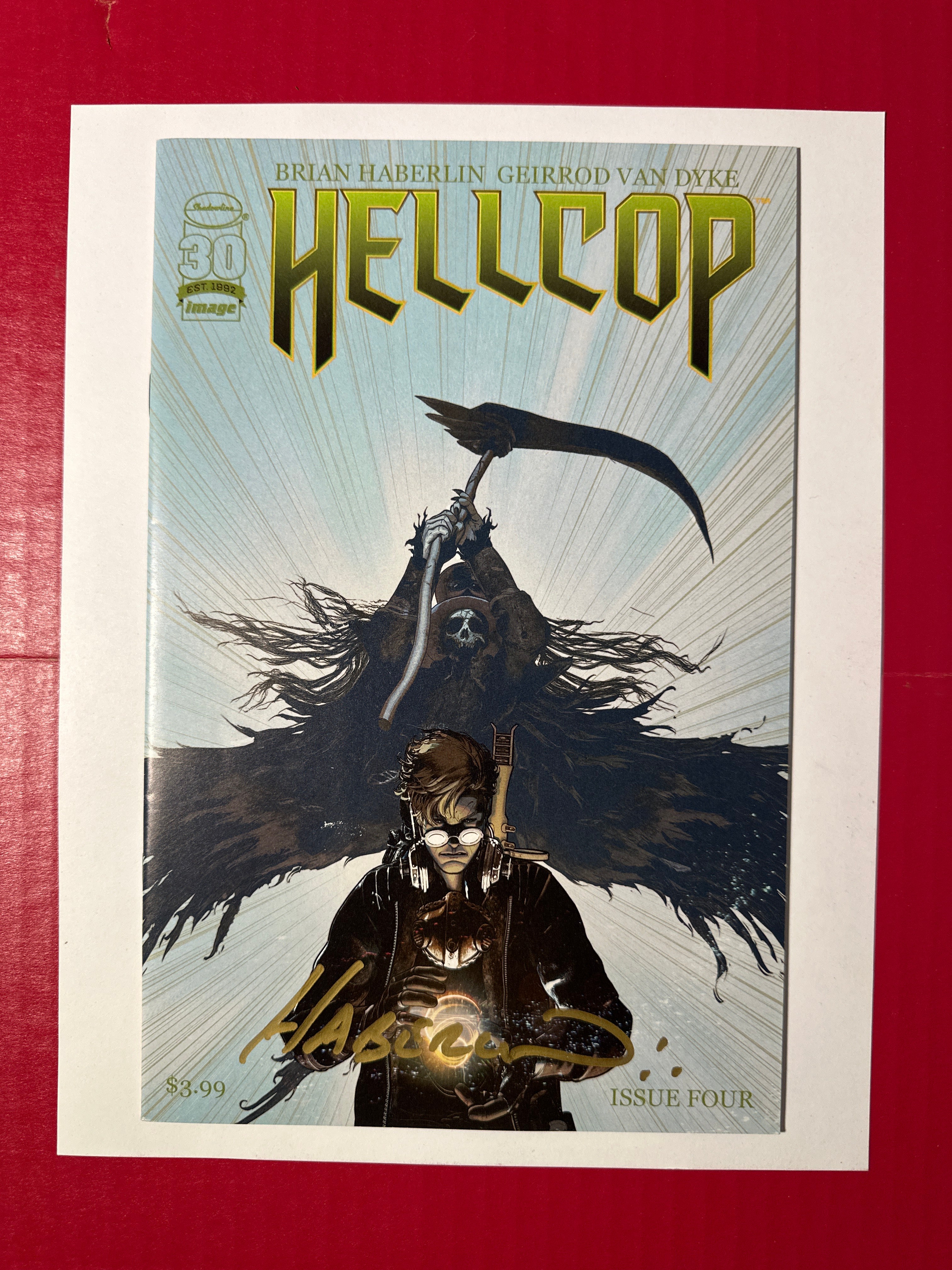 Hellcop, Vol. 2 #4A (Image Comics 2022) Signed by Brian Haberlin by Ugly Monkey Comics