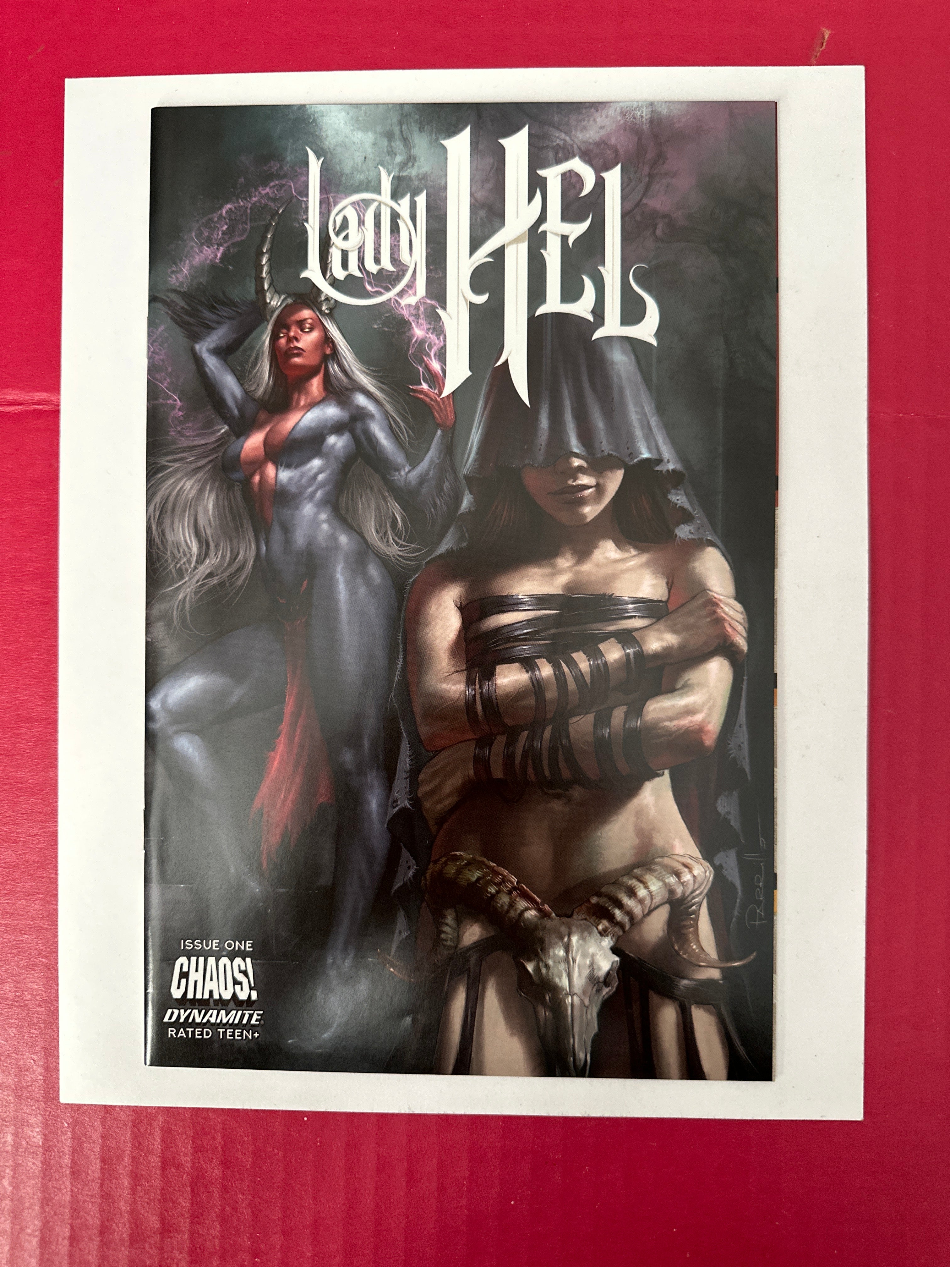 Lady HEL #1A (Dynamite Entertainment 2022) Regular Lucio Parrillo Cover by Ugly Monkey Comics