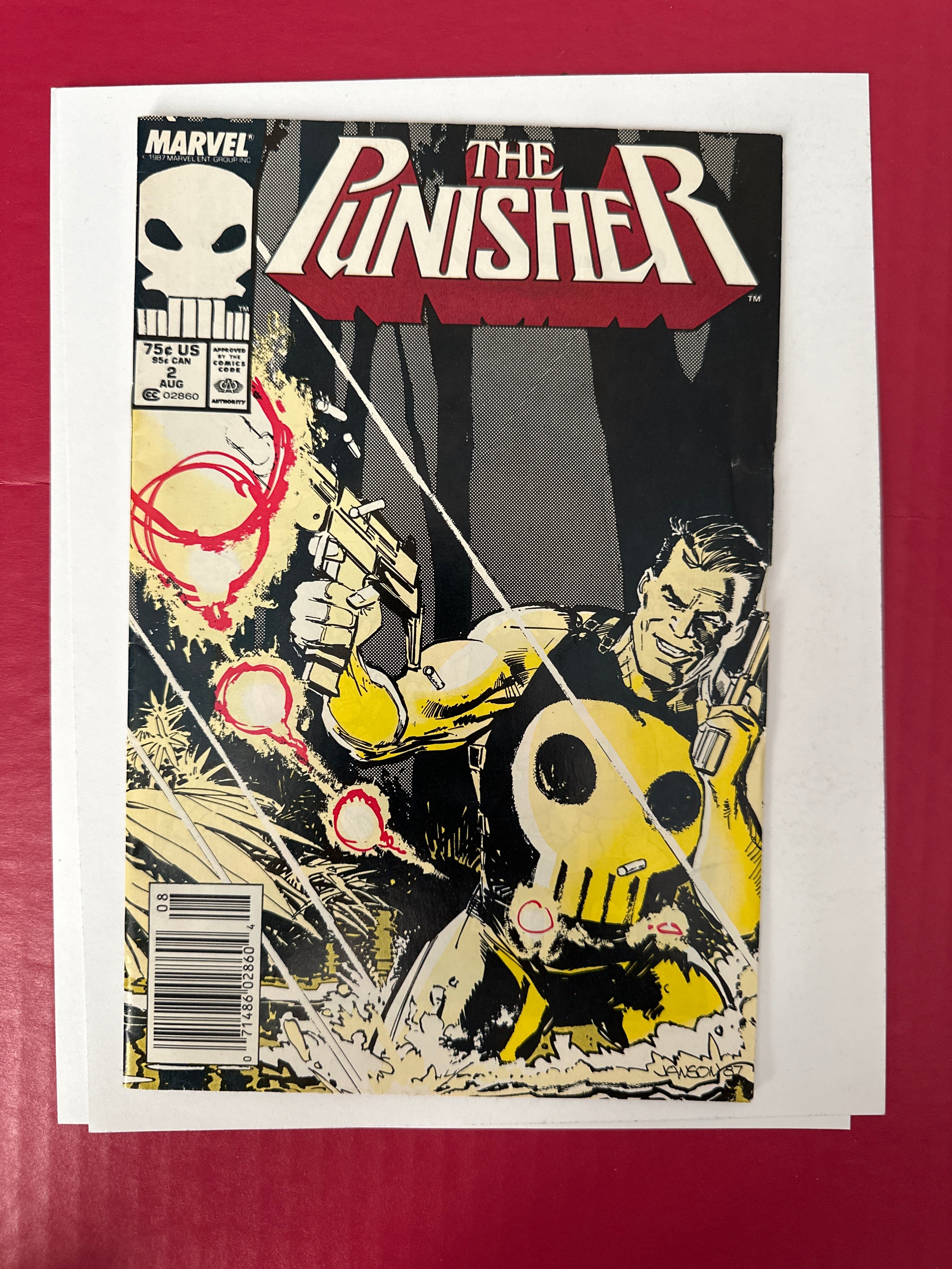 The Punisher Vol 2 #2B 1987 Comic Newsstand Edition by Ugly Monkey Comics