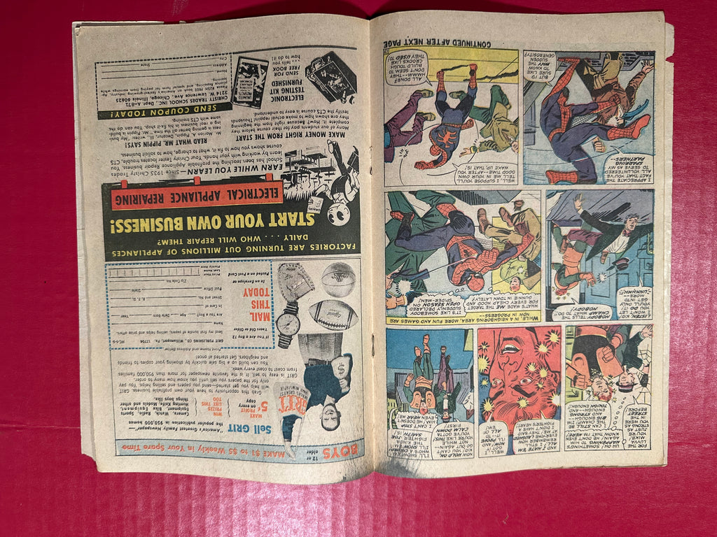 The Amazing Spider-Man, Vol. 1 #38 (Marvel Comics 1966) 2nd cameo Mary Jane by Ugly Monkey Comics