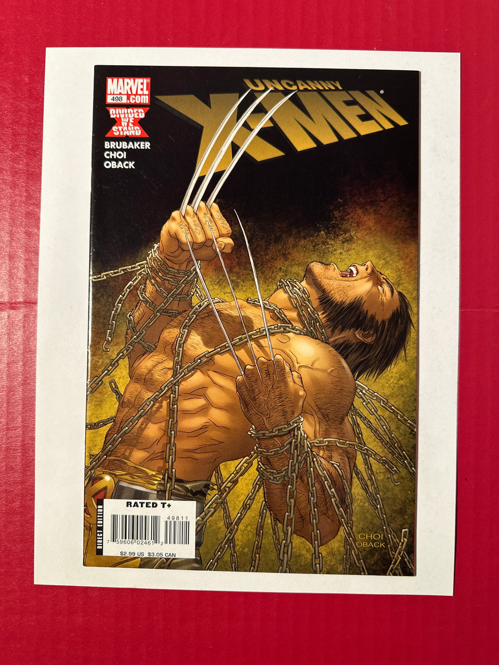The Uncanny X-Men, Vol. 1 #498 (Marvel Comics 2008) Mike Choi Regular by Ugly Monkey Comics