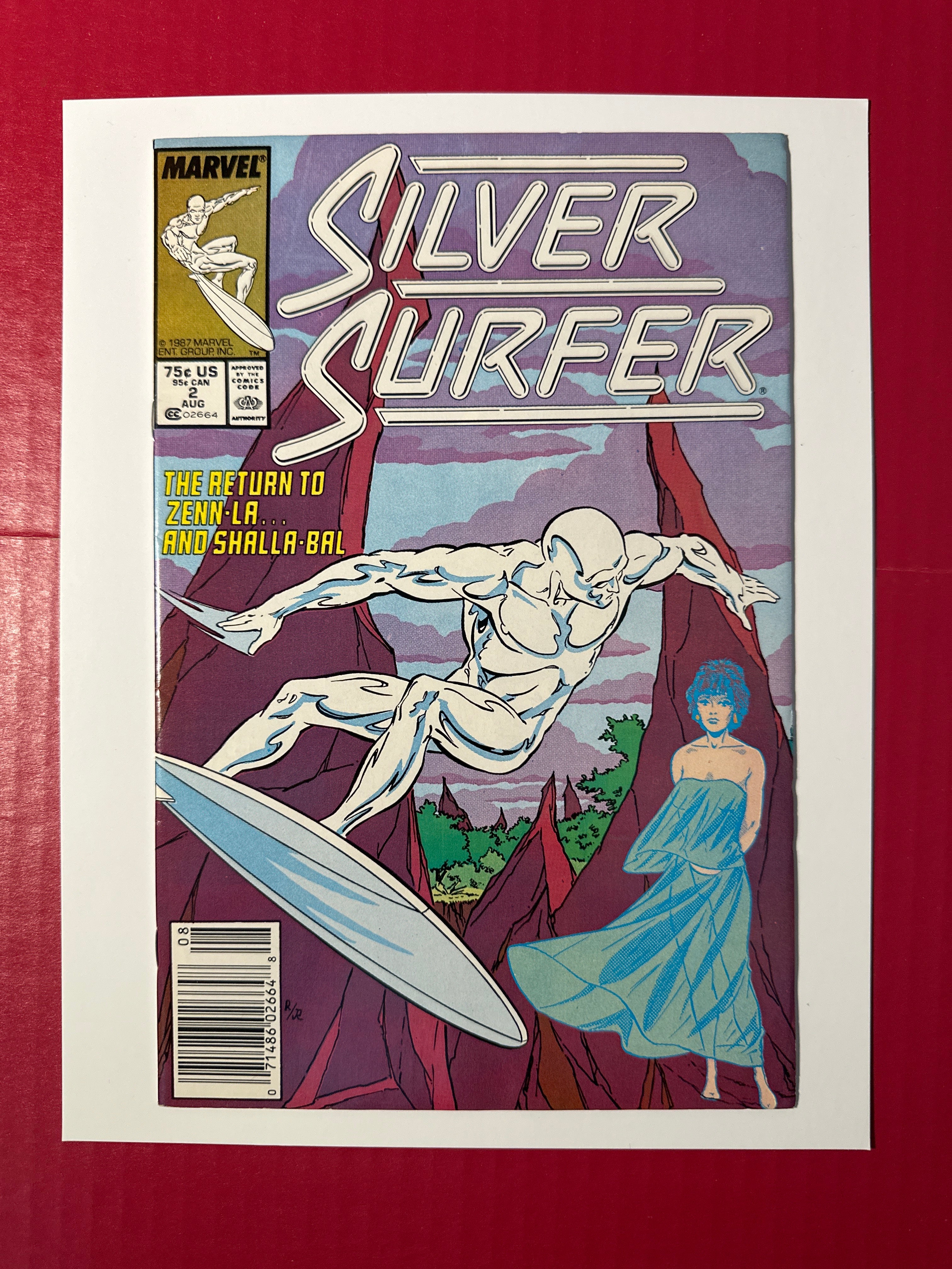 Silver Surfer, Vol. 3 #2 (Marvel Comics 1987) Newsstand Edition by Ugly Monkey Comics