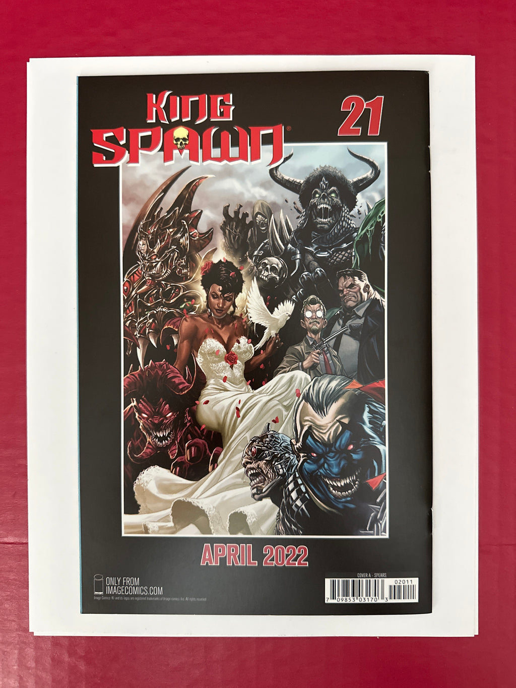 King Spawn #20A (2023) by Ugly Monkey Comics