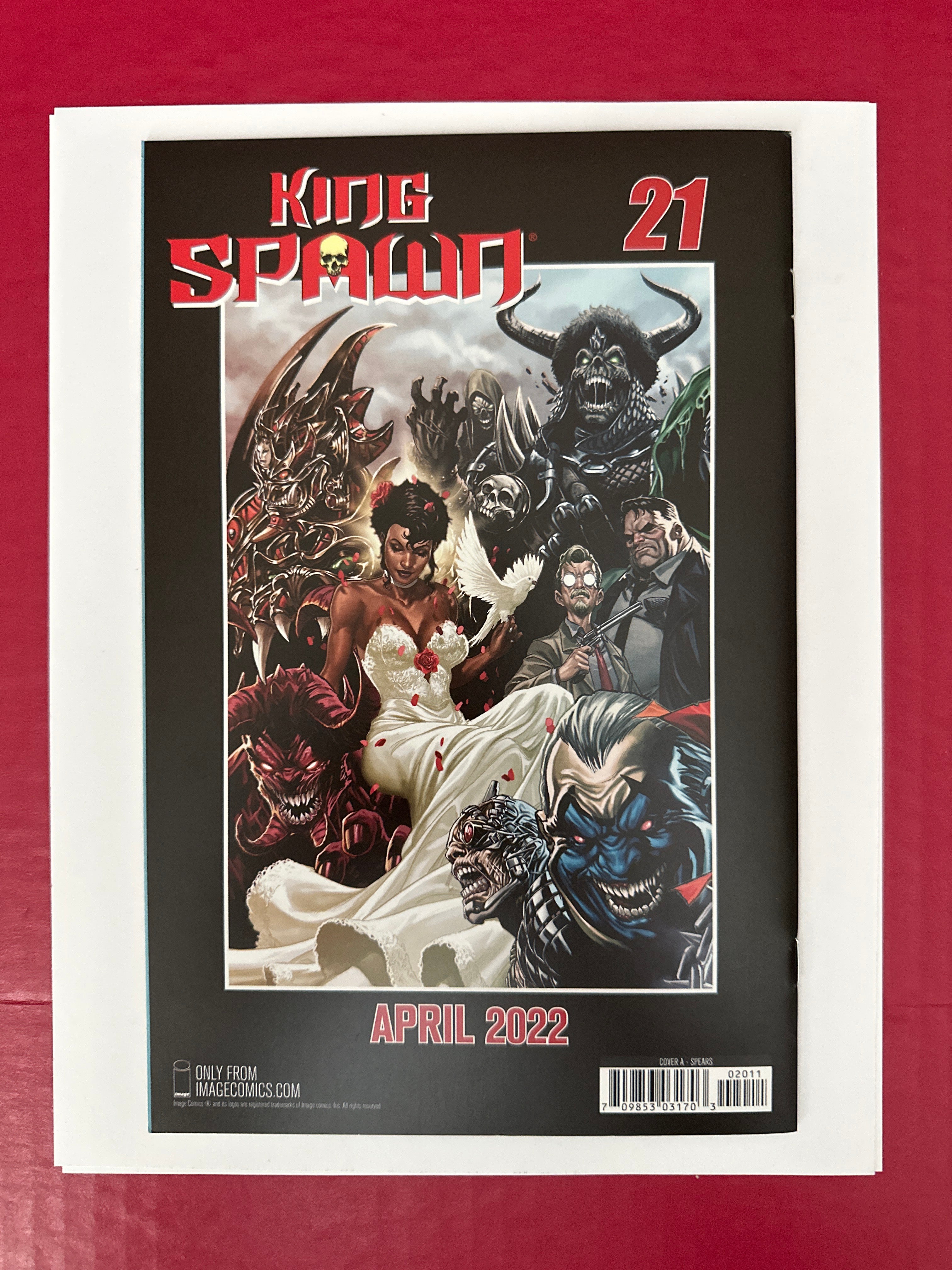 King Spawn #20A (2023) by Ugly Monkey Comics