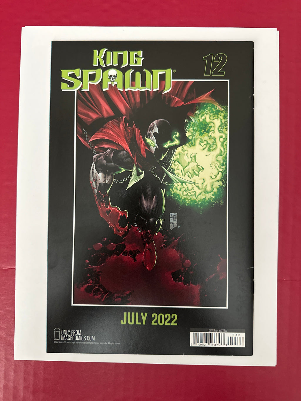 King Spawn #11A (2022) by Ugly Monkey Comics