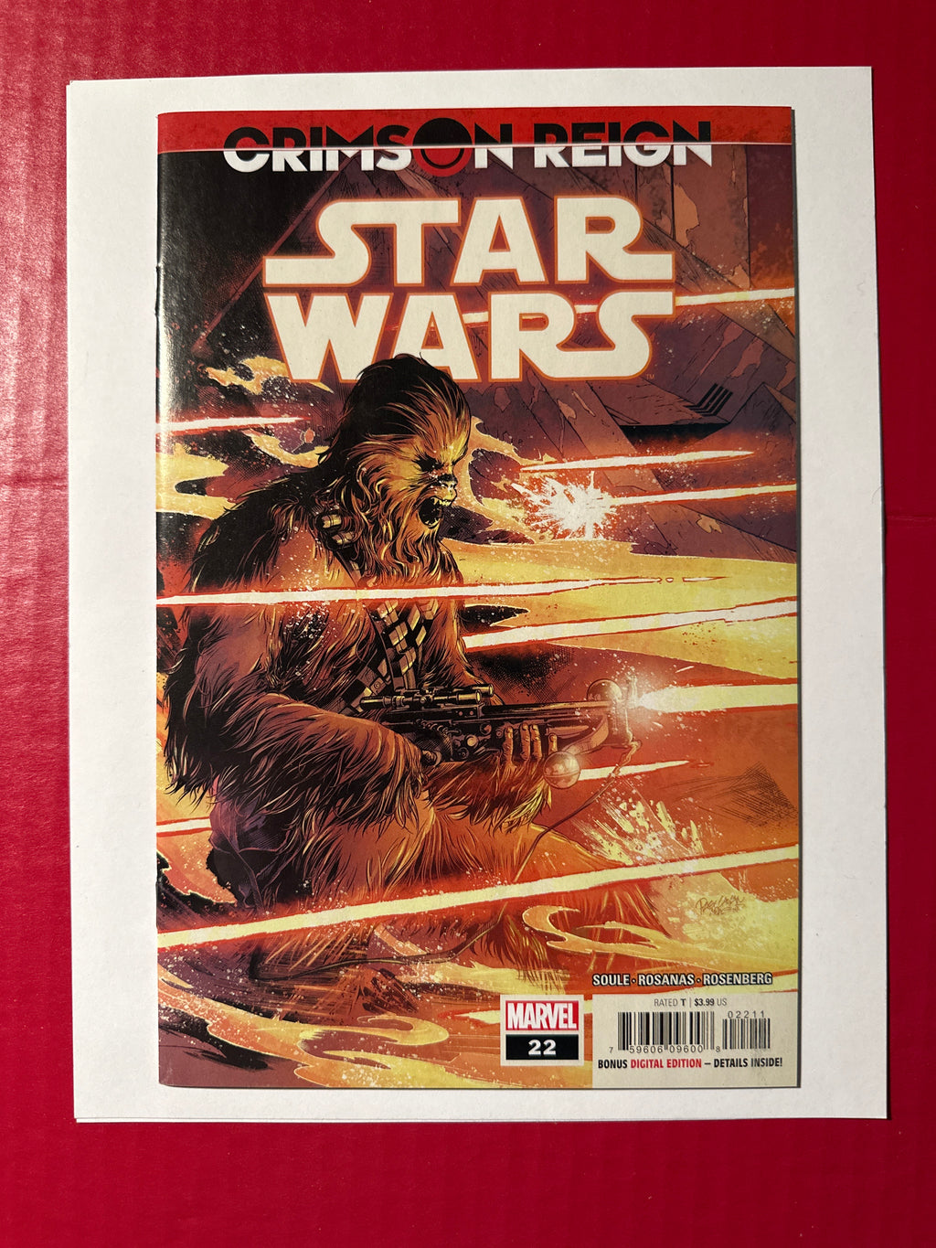 Star Wars Volume 3 Marvel Comics 2022 Issue 22A Crimson Reign by Ugly Monkey Comics