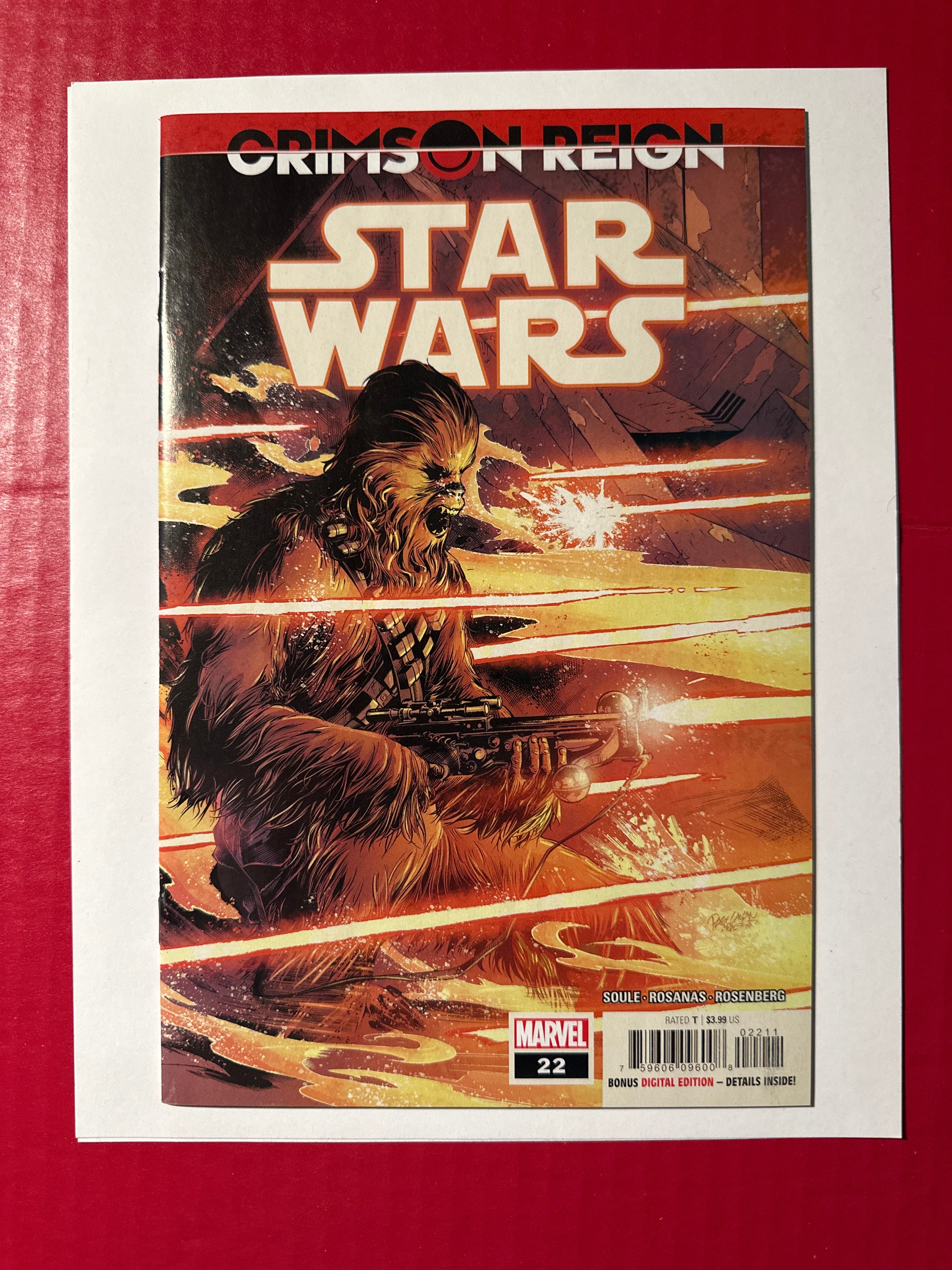 Star Wars Volume 3 Marvel Comics 2022 Issue 22A Crimson Reign by Ugly Monkey Comics