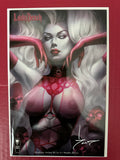 Lady Death: Blasphemy Anthem, Vol. 2 #2 (2021) Naughty Edition Signed by Sun Khamunaki by Ugly Monkey Comics