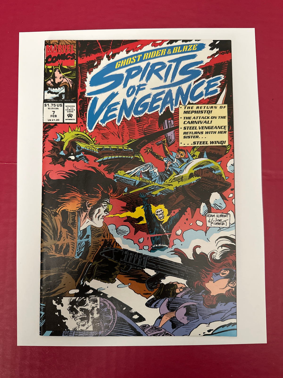 Ghost Rider / Blaze: Spirits of Vengeance #7A (Marvel Comics 1992) by Ugly Monkey Comics