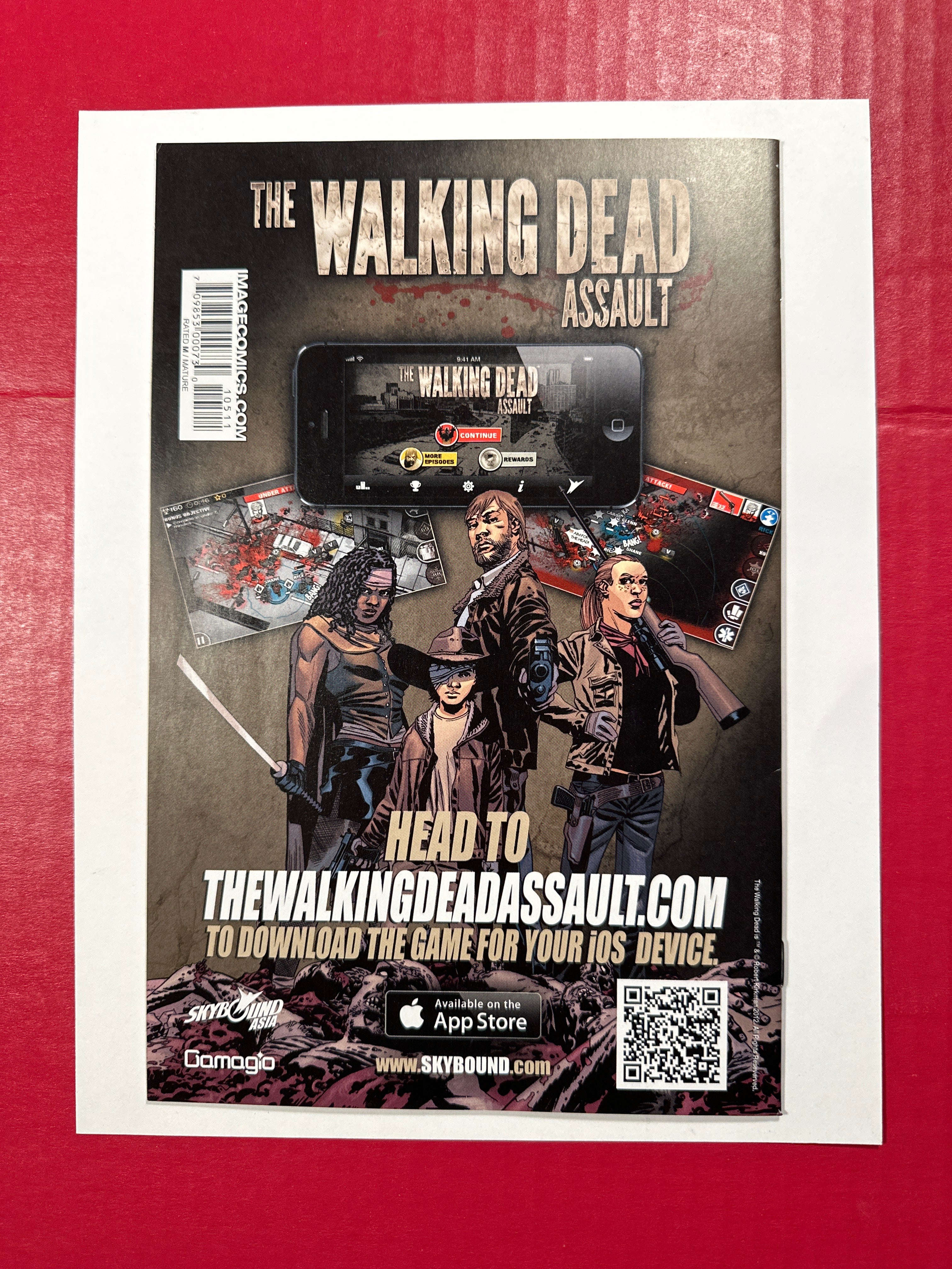 The Walking Dead #105 (Image Comics 2012) by Ugly Monkey Comics