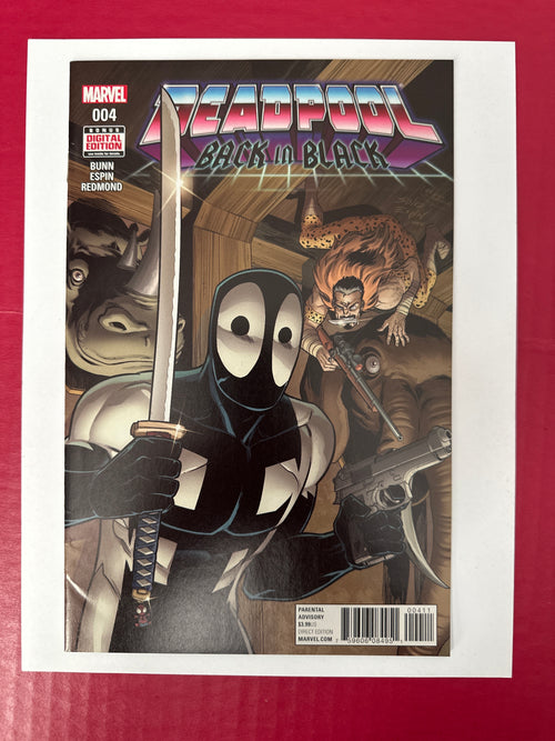Deadpool: Back In Black #4A (2016 Marvel Comics) by Ugly Monkey Comics