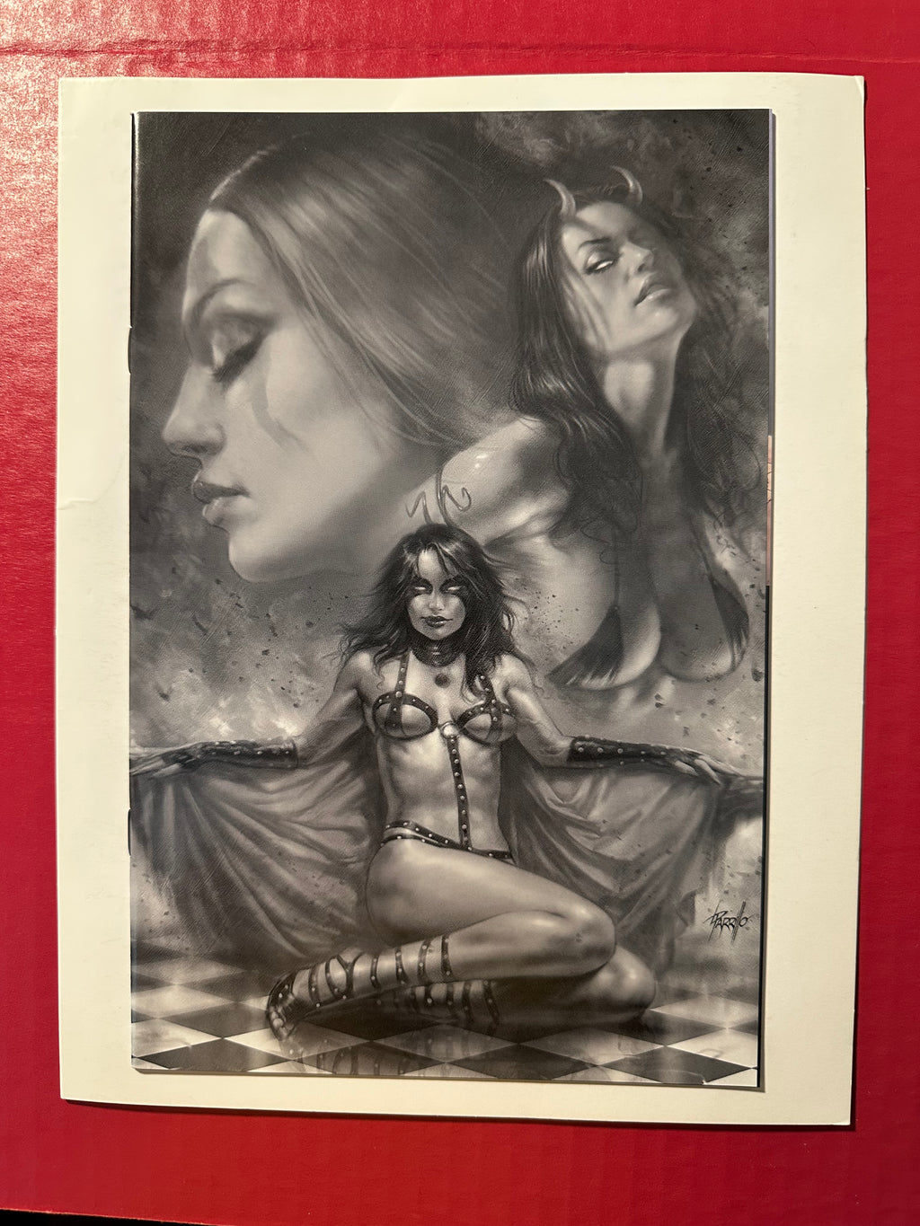 Red Sonja: Age of Chaos #2 (2020) Parrillo Black & White Virgin Variant by Ugly Monkey Comics