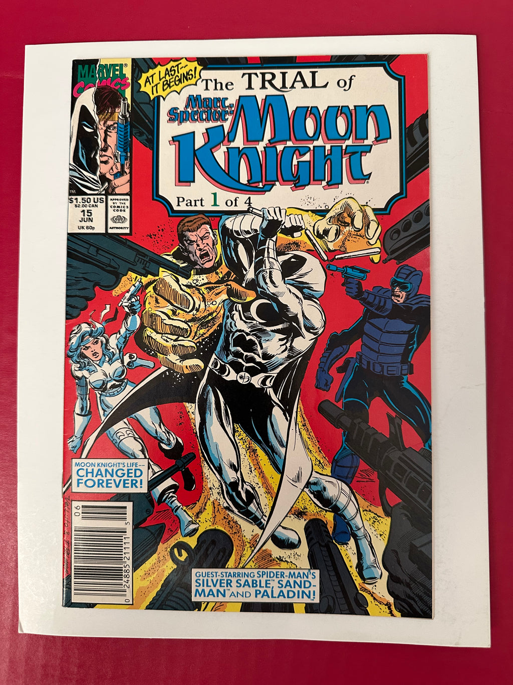 Marc Spector: Moon Knight #15 (1990) Newsstand