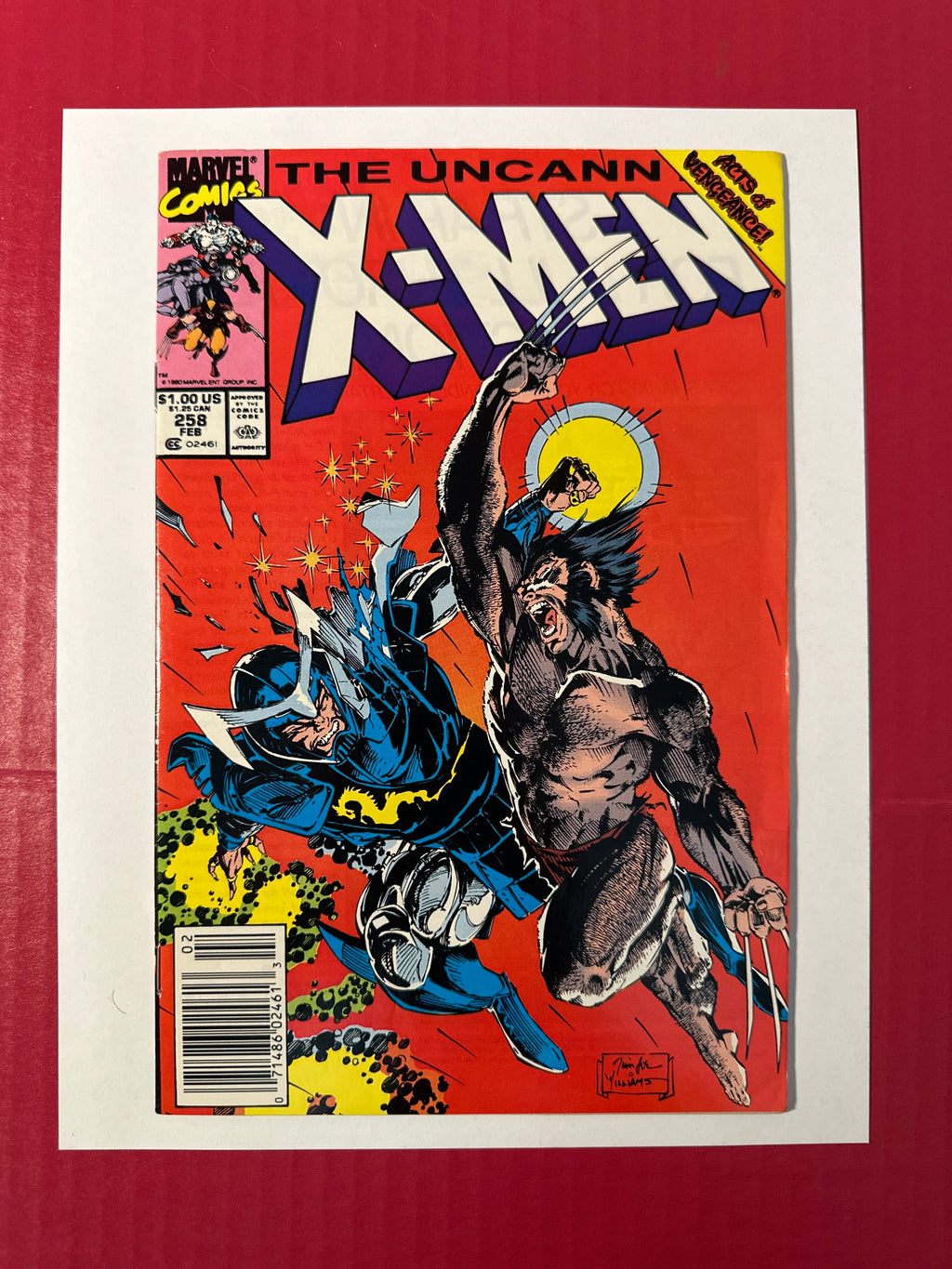The Uncanny X-Men, Vol. 1 #258 (Marvel Comics 1989) Newsstand Edition by Ugly Monkey Comics