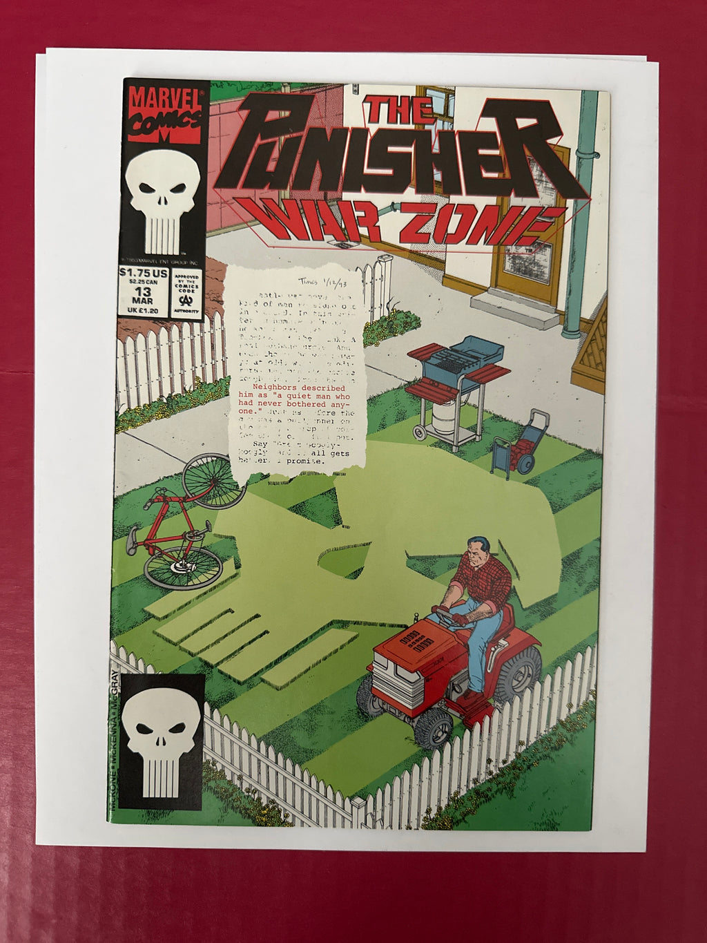 The Punisher War Zone Vol 1 13A 1993 Comic Book Dan Abnett Andy Lanning by Ugly Monkey Comics