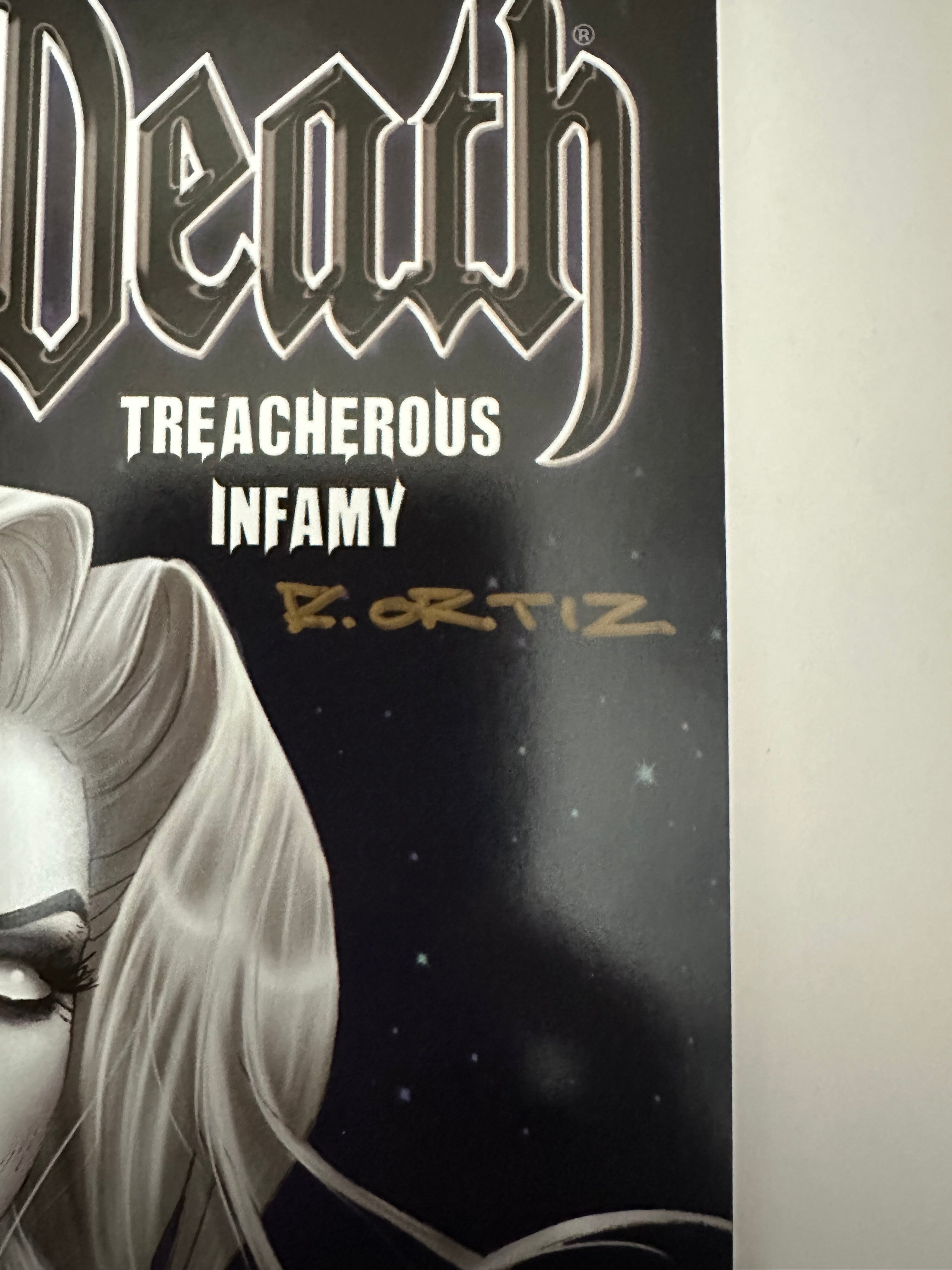 Lady Death: Treacherous Infamy #2 (2021) Signed by Richard Ortiz