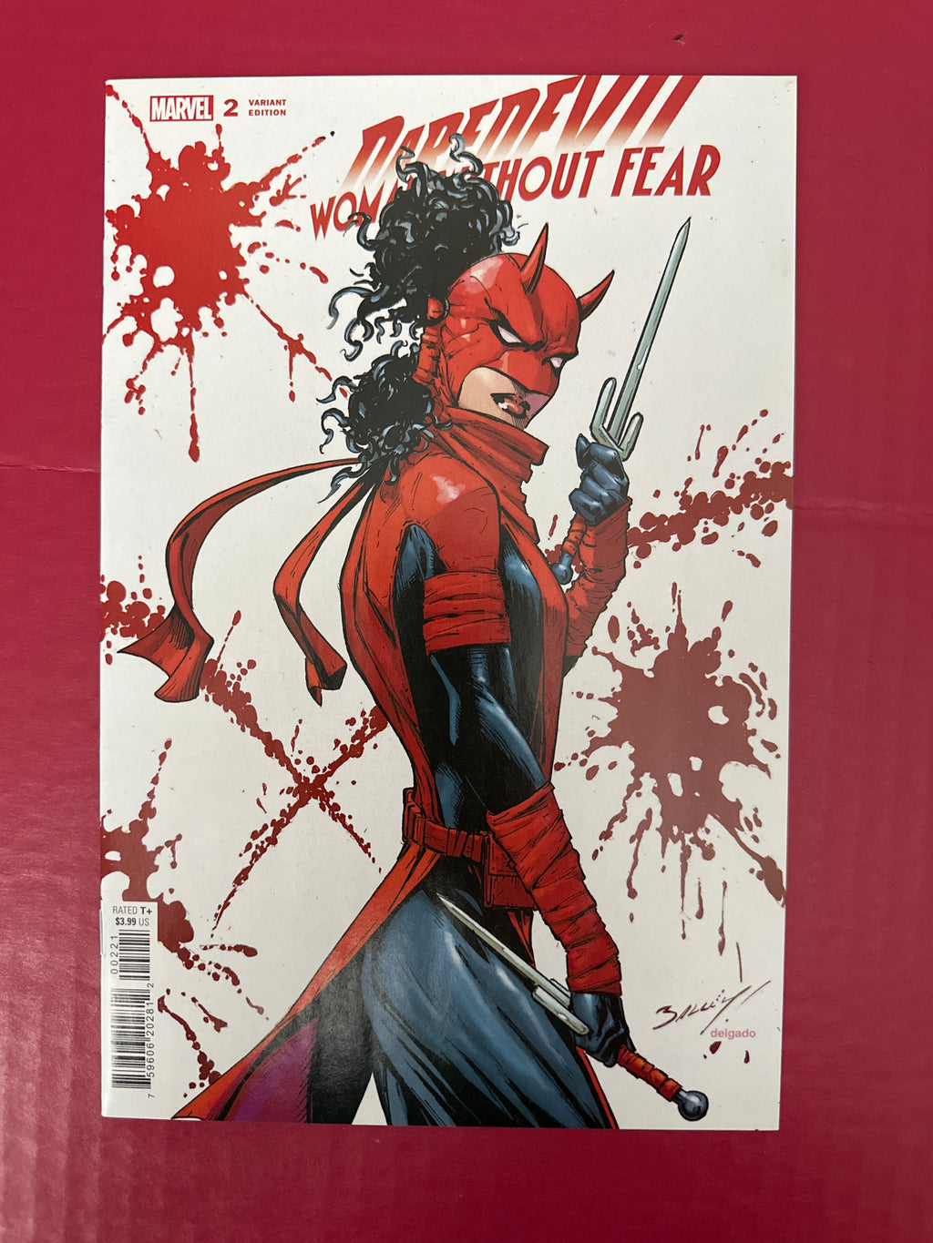 Daredevil: Woman Without Fear #2B (2022 Marvel Comics) by Ugly Monkey Comics