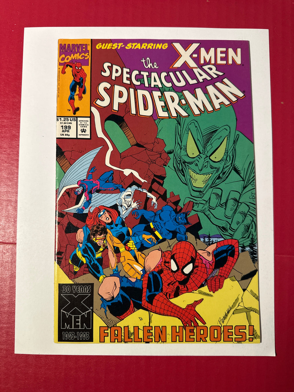 The Spectacular Spider-Man, Vol. 1 #199 (Marvel Comics 1993) Direct Edition by Ugly Monkey Comics