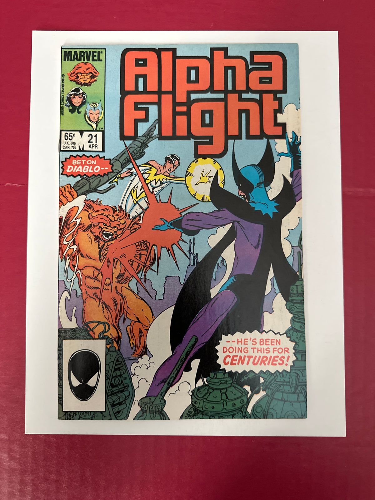 Alpha Flight, Vol. 1 #21A (Marvel Comics 1985) by Ugly Monkey Comics