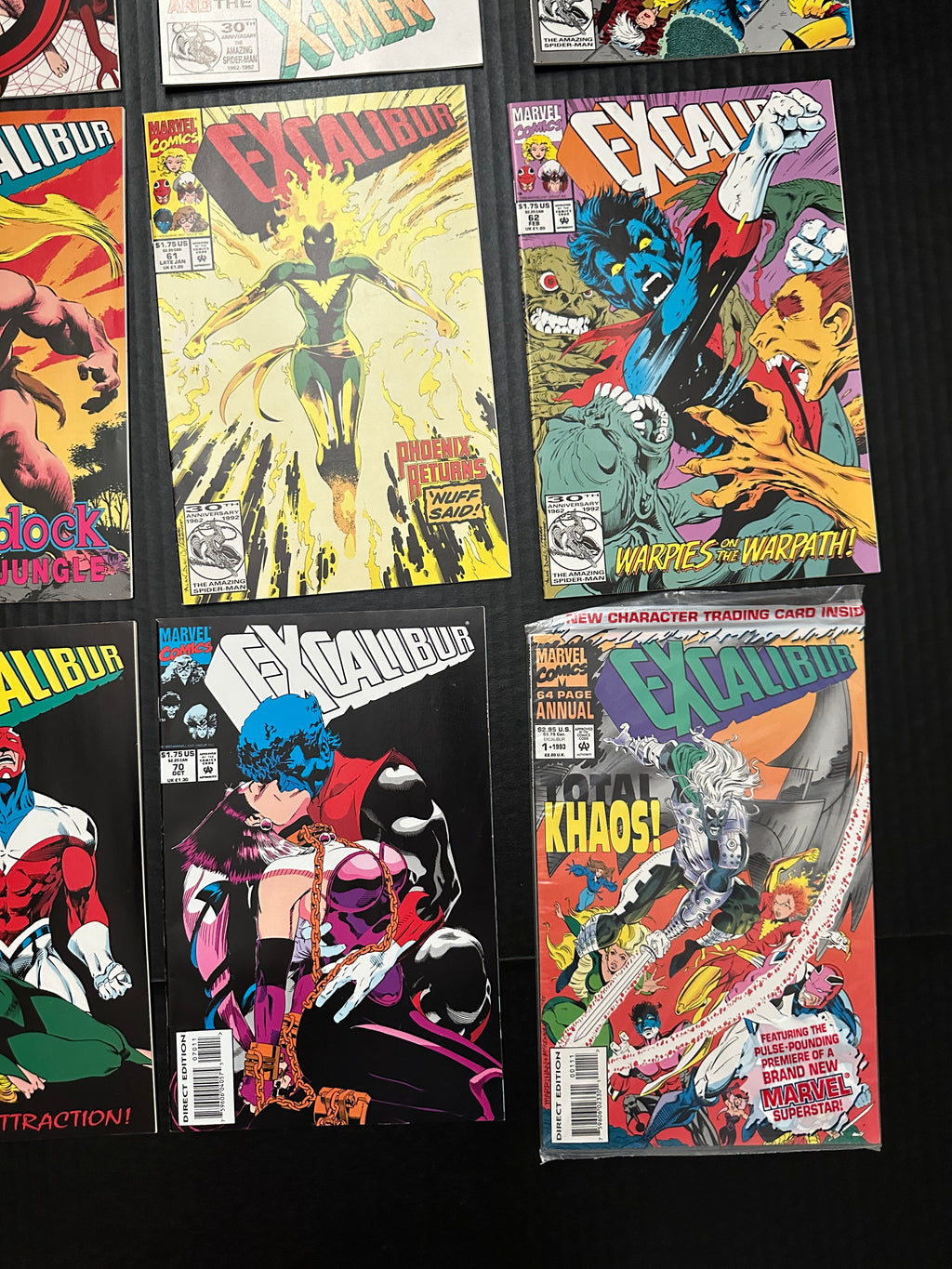 Lot of 32 Excalibur Comics includes 6 keys (1988 - 1993) Marvel Comics by Ugly Monkey Comics