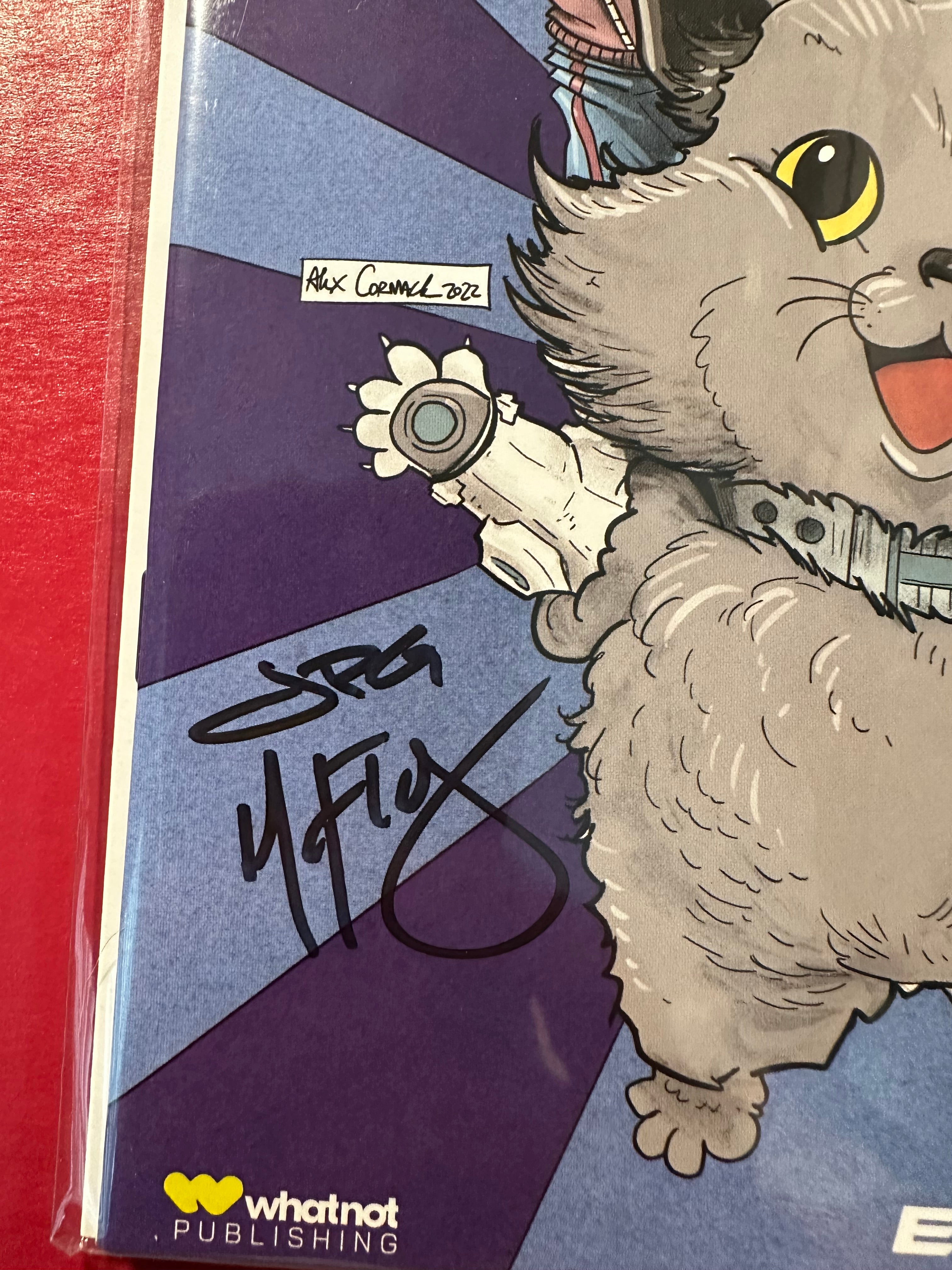 Ninja Funk #1 (2022) Alex Cormack Pokemon Tribute Cover Signed by Writer JPG Mcfly with COA