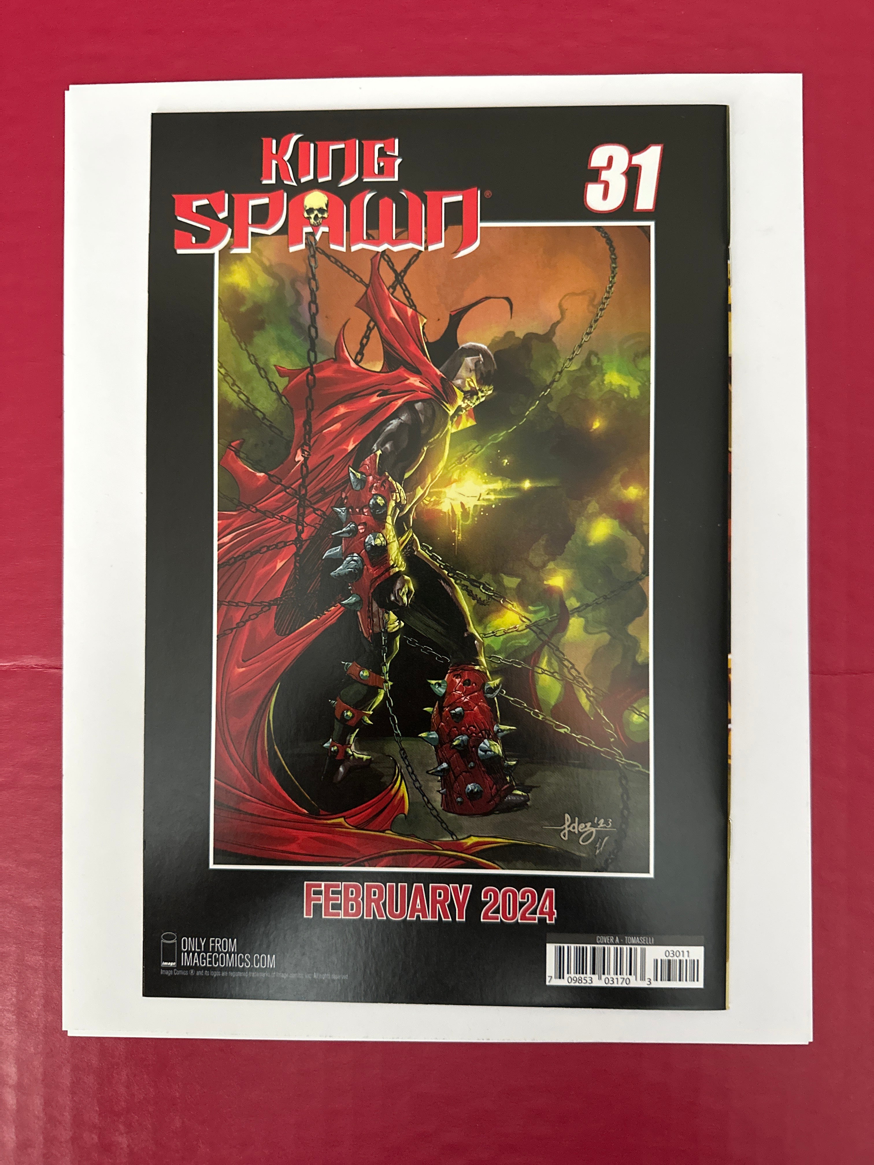 King Spawn #30A (2024) by Ugly Monkey Comics