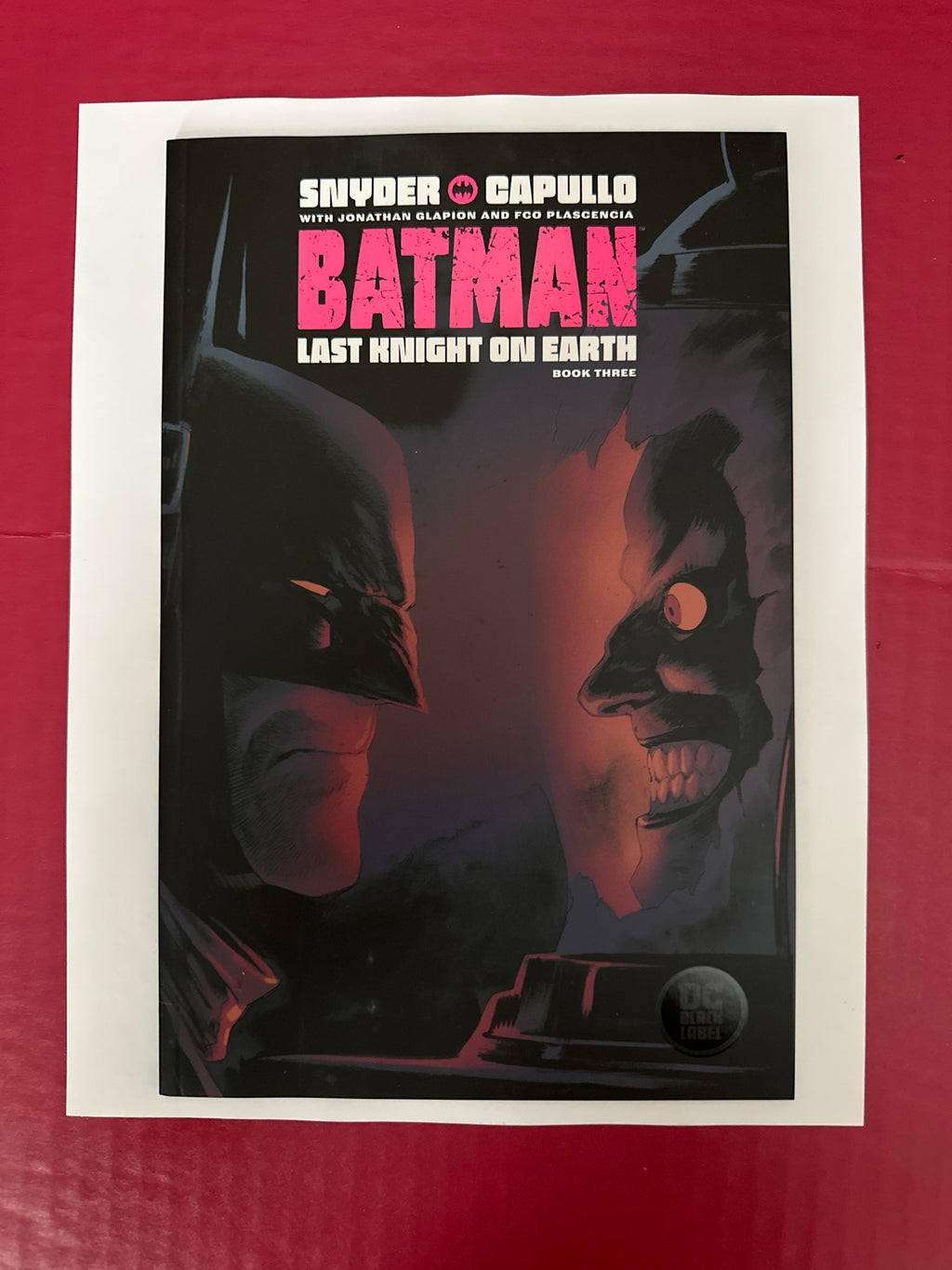 Batman: Last Knight On Earth #3B (DC Comics 2019) 1st full app. of Omega by Ugly Monkey Comics