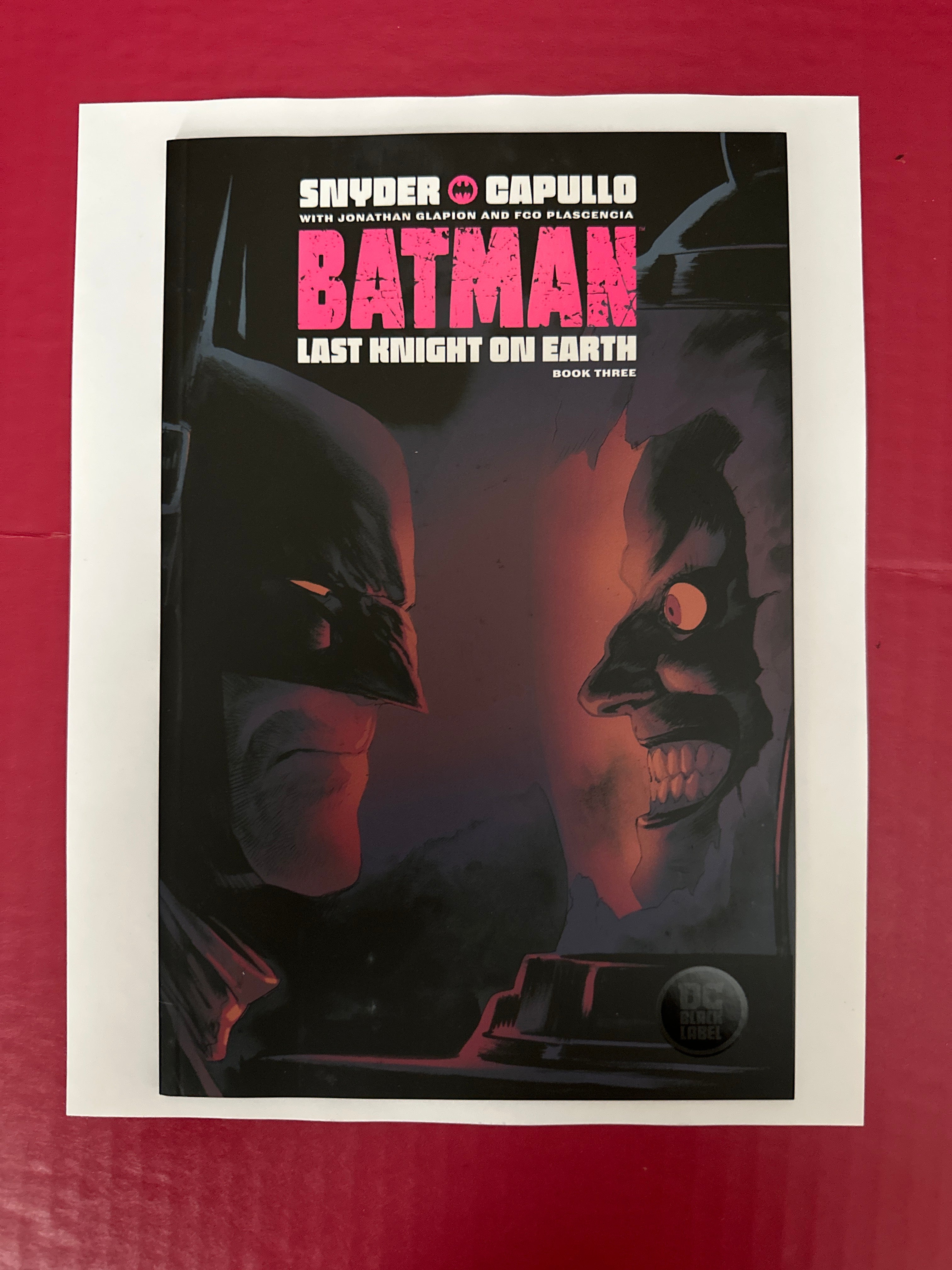 Batman: Last Knight On Earth #3B (DC Comics 2019) 1st full app. of Omega by Ugly Monkey Comics